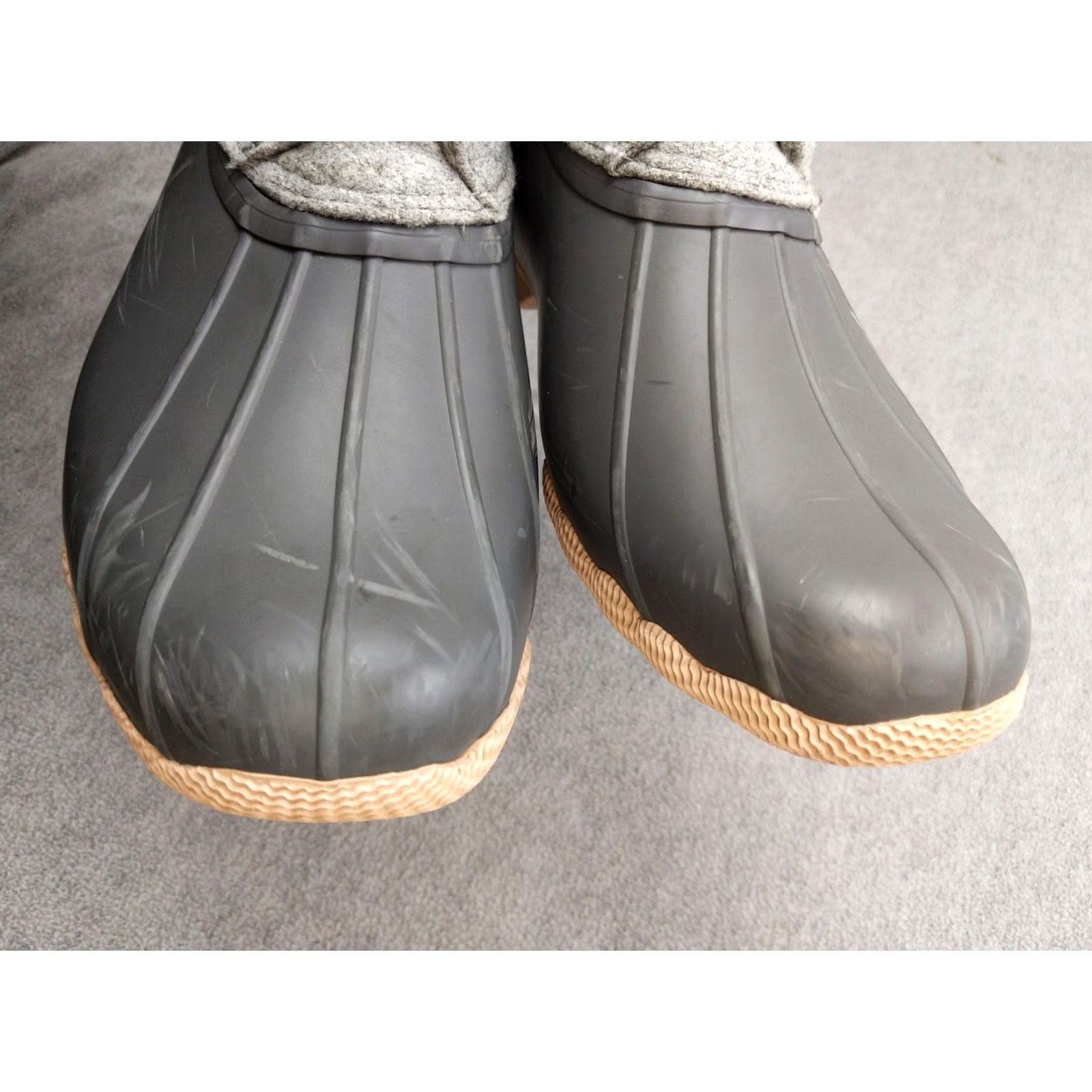 Sperry Sperry Snow Boots Womens 9.5 Gray Wool Ankle Insulated Zip Duck Boot STS83688 Size US 10 / IT 40 - 4 Thumbnail
