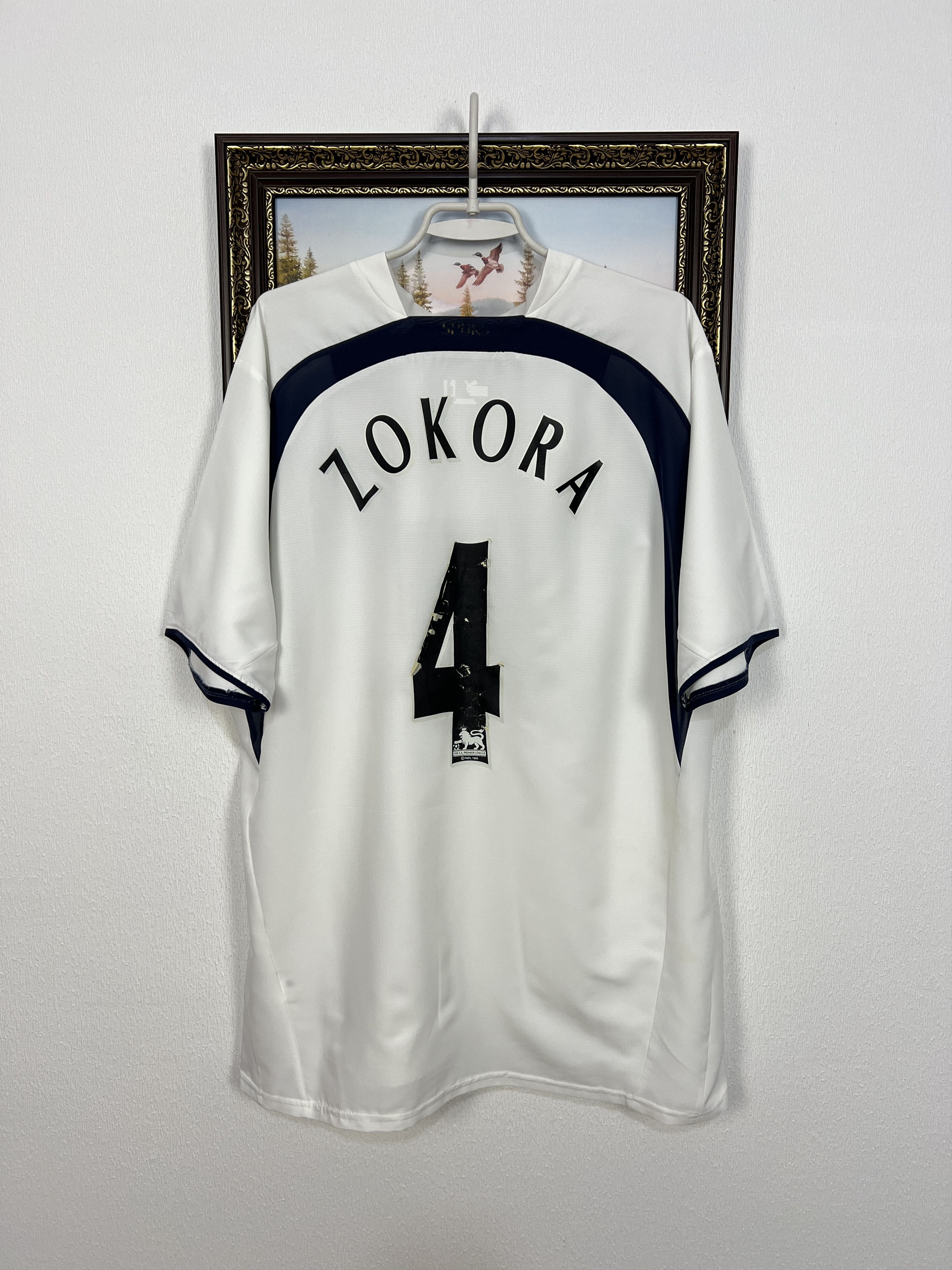 Puma Tottenham Hotspur Home football shirt 2006 Soccer #4 Zokora Size US XL / EU 56 / 4 - 11 Thumbnail
