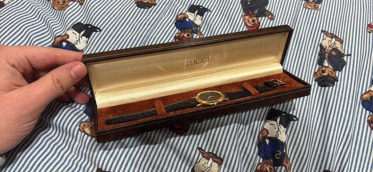 Gucci Black/Gold 3001M Watch Size ONE SIZE - 2 Thumbnail