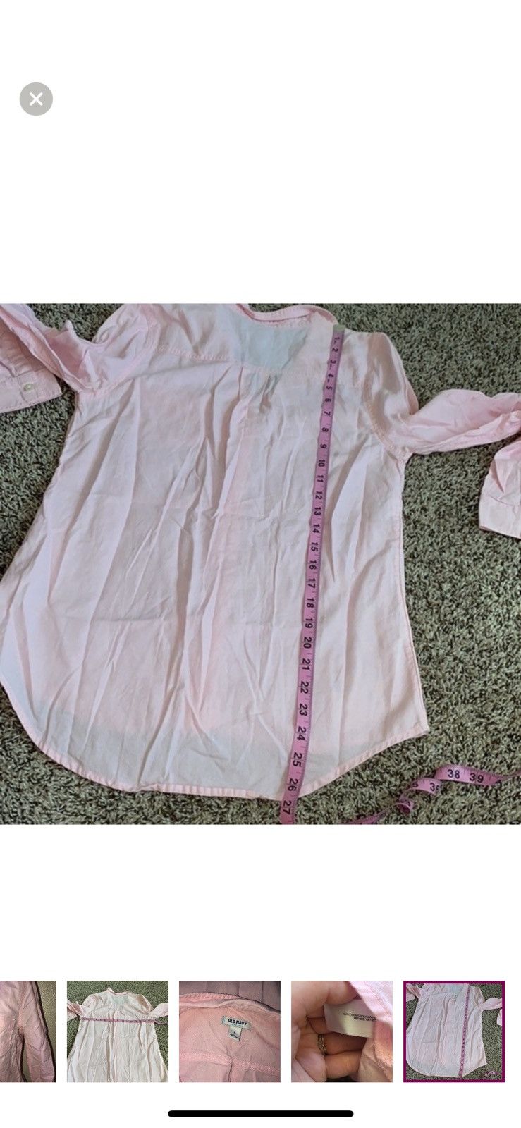 Old Navy Old navy small long sleeve oxford button down Size S / US 4 / IT 40 - 6 Thumbnail