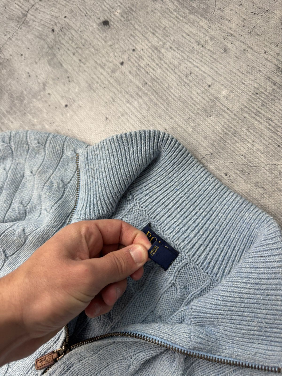 Polo Ralph Lauren Vintage 90S Polo Ralph Lauren PRL Knited 1/3 Zip Sweater Size US L / EU 52-54 / 3 - 3 Thumbnail