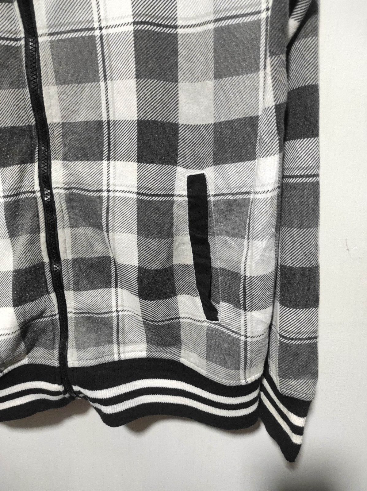 Japanese Brand One After 99 plaid zip fur hoodie ifsix LGB style Size US L / EU 52-54 / 3 - 5 Thumbnail
