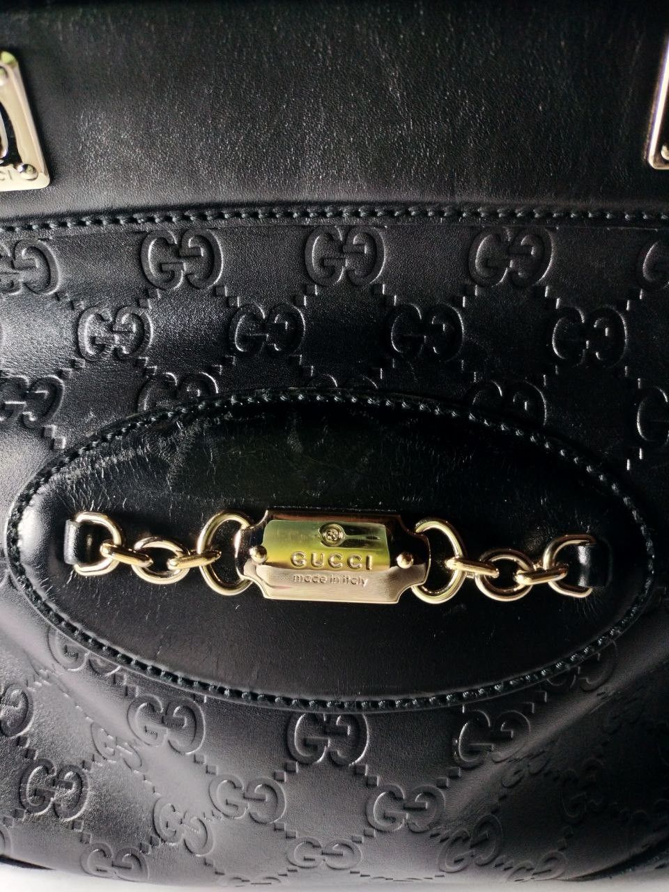 Gucci Gucci tote bag Vintage in GG monogram guccissima leather Size ONE SIZE - 14 Thumbnail