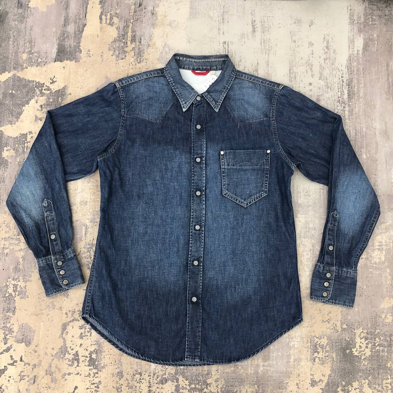 Edwin T279 EDWIN 503S WESTERN DENIM SHIRTS Size US M / EU 48-50 / 2 - 1 Thumbnail