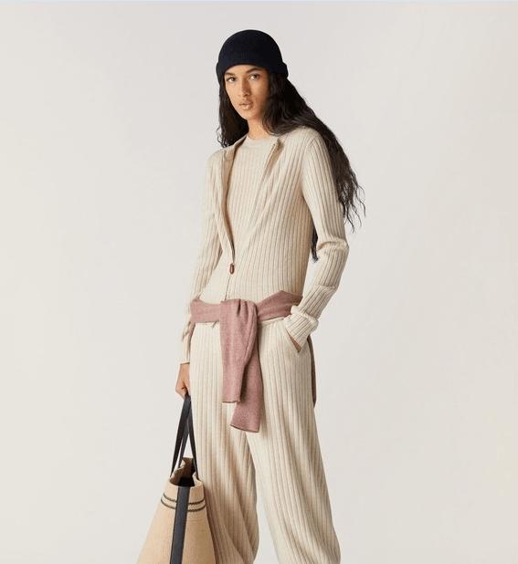 Loro Piana o1w1db10724 Maras Crewneck Sweater in Beige Size XXL / US 16-18 / IT 52-54 - 6 Thumbnail
