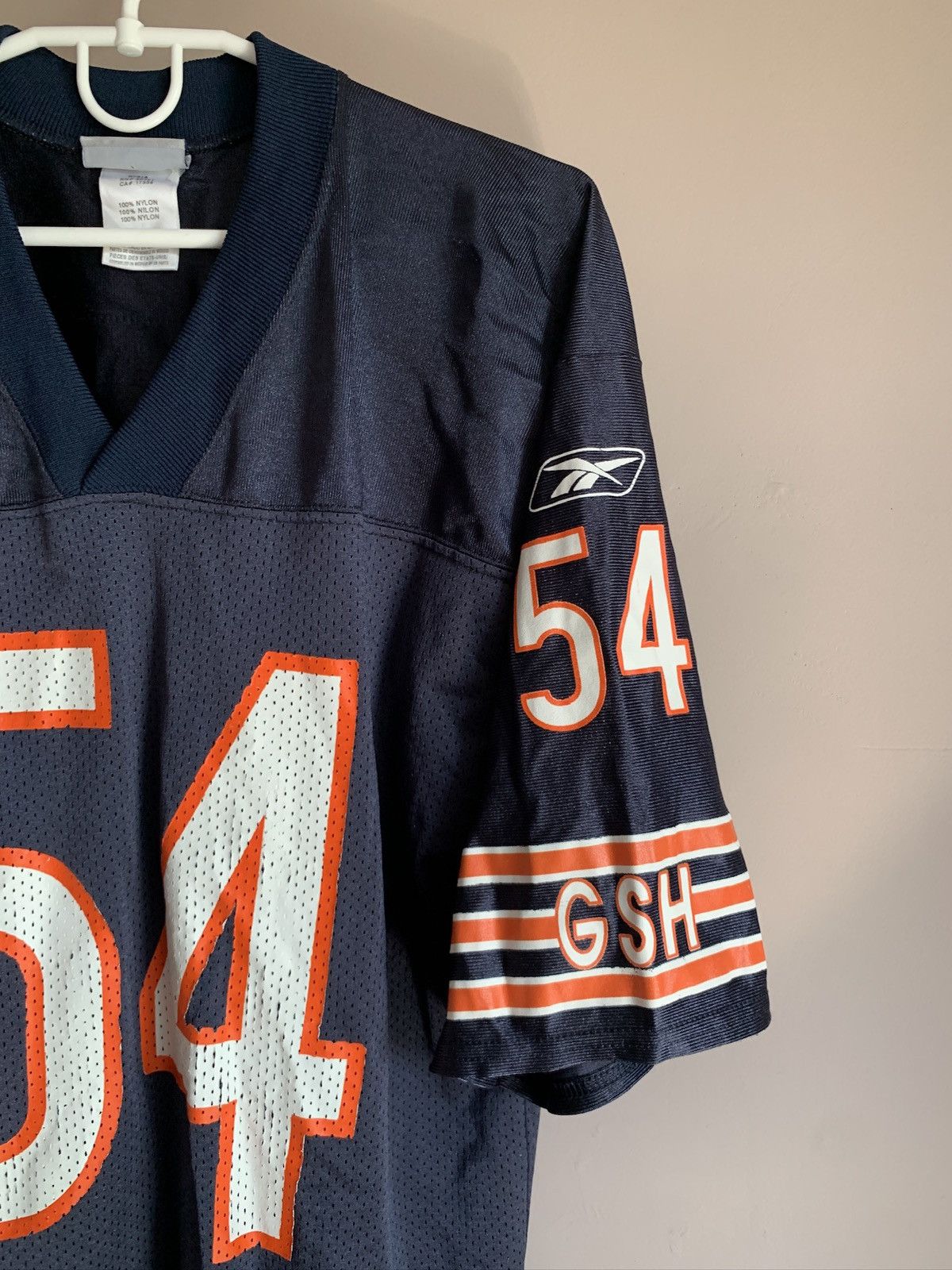 Reebok Chicago Bears NFL Jersey Reebok Vintage Size L URLACHER #54 Size US L / EU 52-54 / 3 - 5 Thumbnail