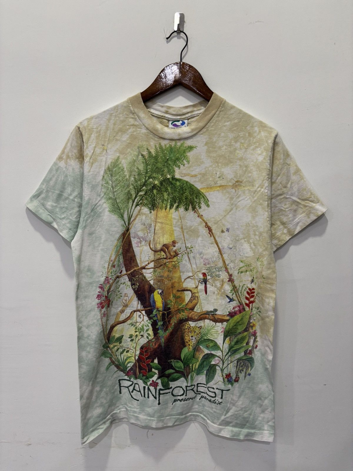 Liquid Blue × Vintage Vintage Liquid Blue Rainforest Fullprint Tshirt Size US L / EU 52-54 / 3 - 1 Thumbnail