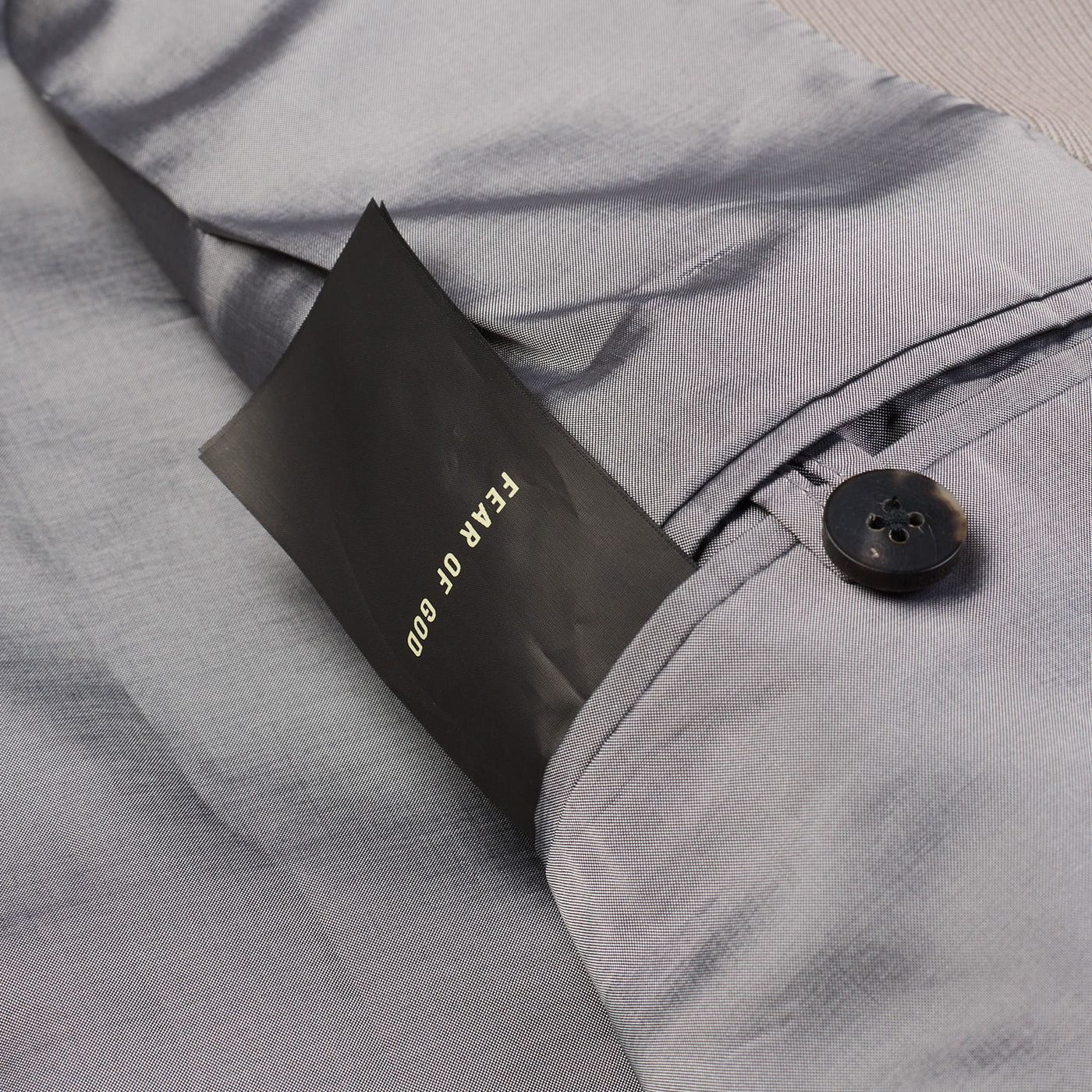 Fear of God FEAR OF GOD ETERNAL Gray Dusty Cement Wool DB Suit Jacket Size 40R - 4 Thumbnail