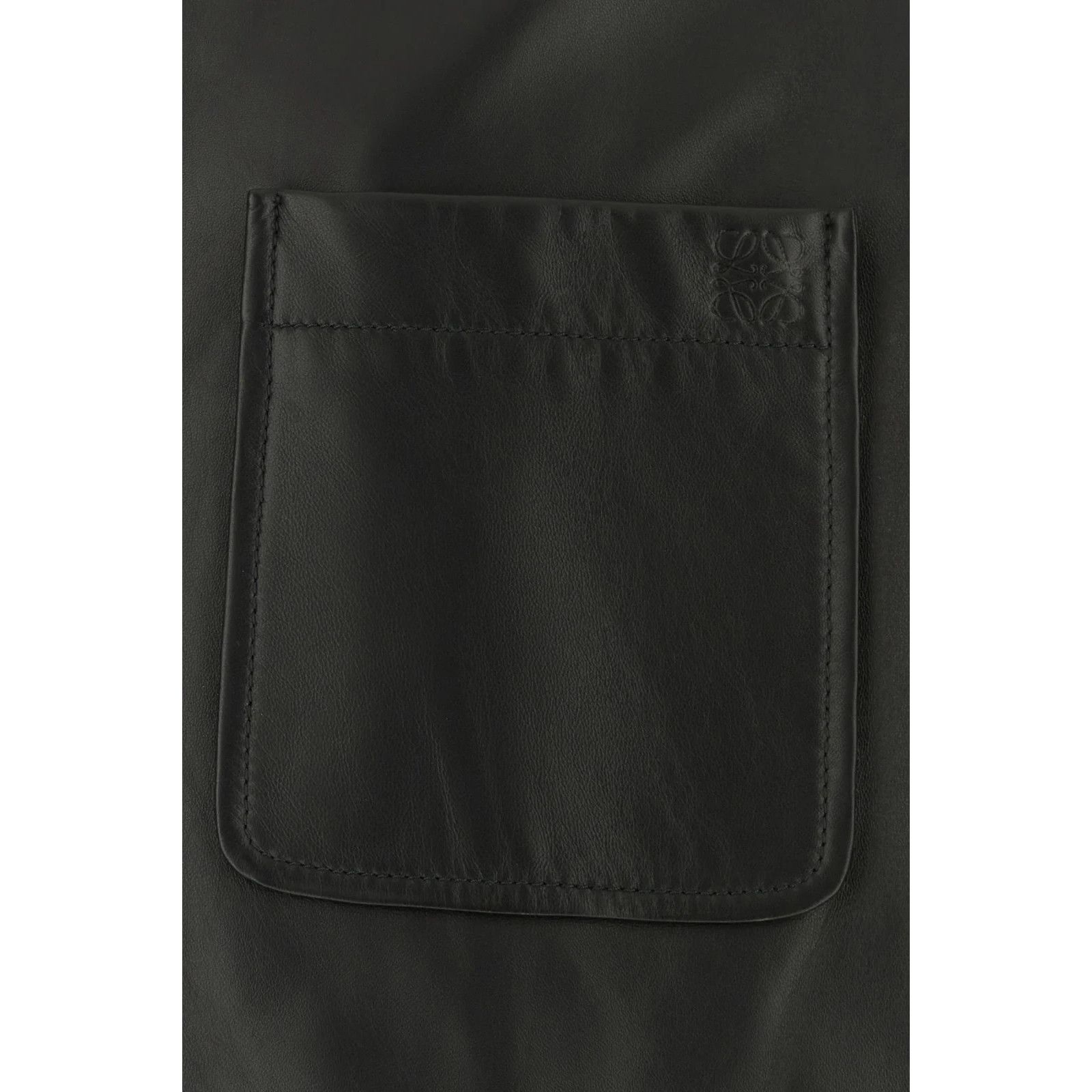 Loewe LOEWE Black Leather Jacket New & Authentic (Men's size:50;) Size US M / EU 48-50 / 2 - 3 Thumbnail