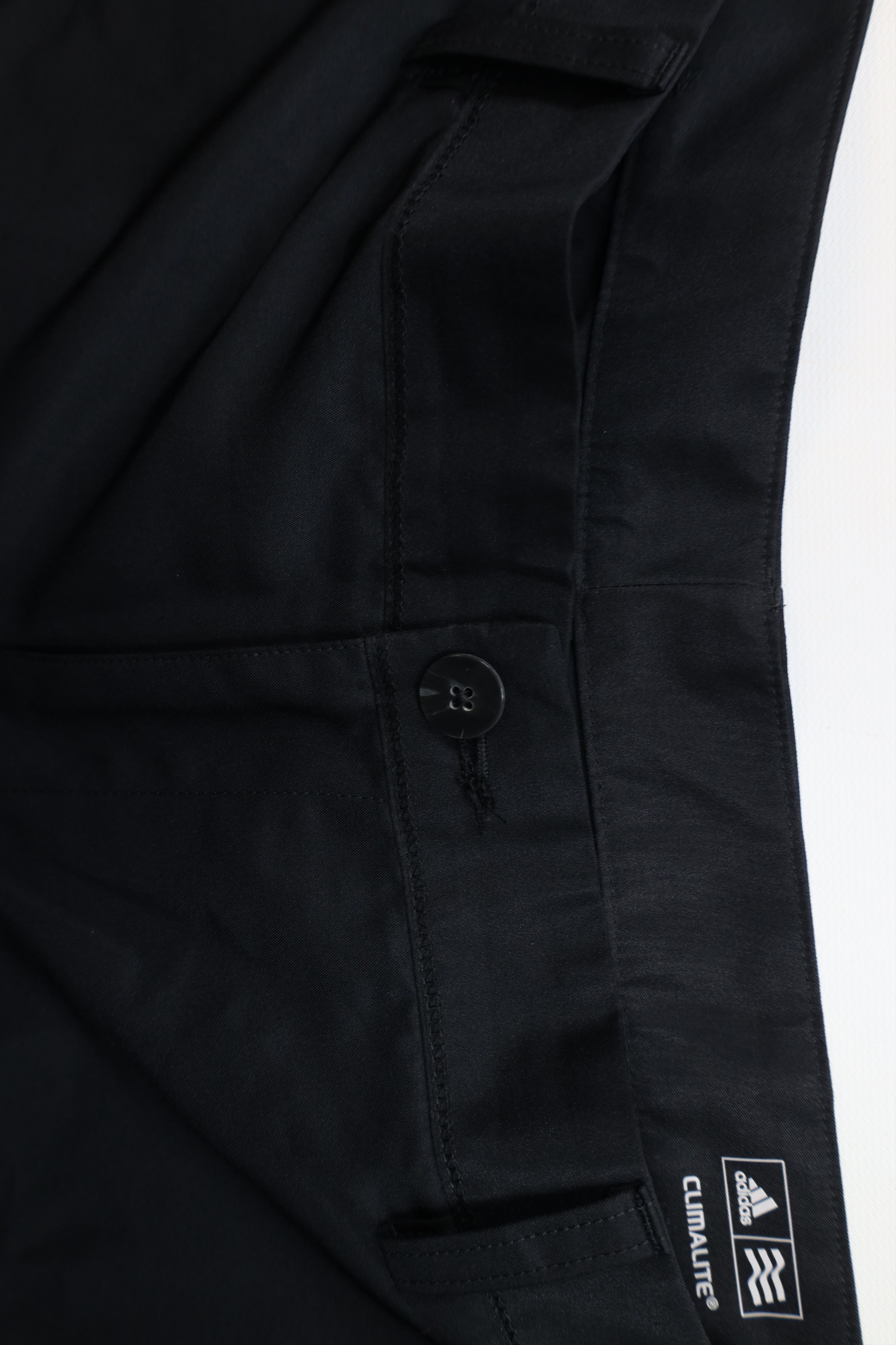 Adidas × Vintage Vintage Y2K Adidas Golf Wide Leg Tech Chino Pants Black Size US 38 / EU 54 - 6 Thumbnail