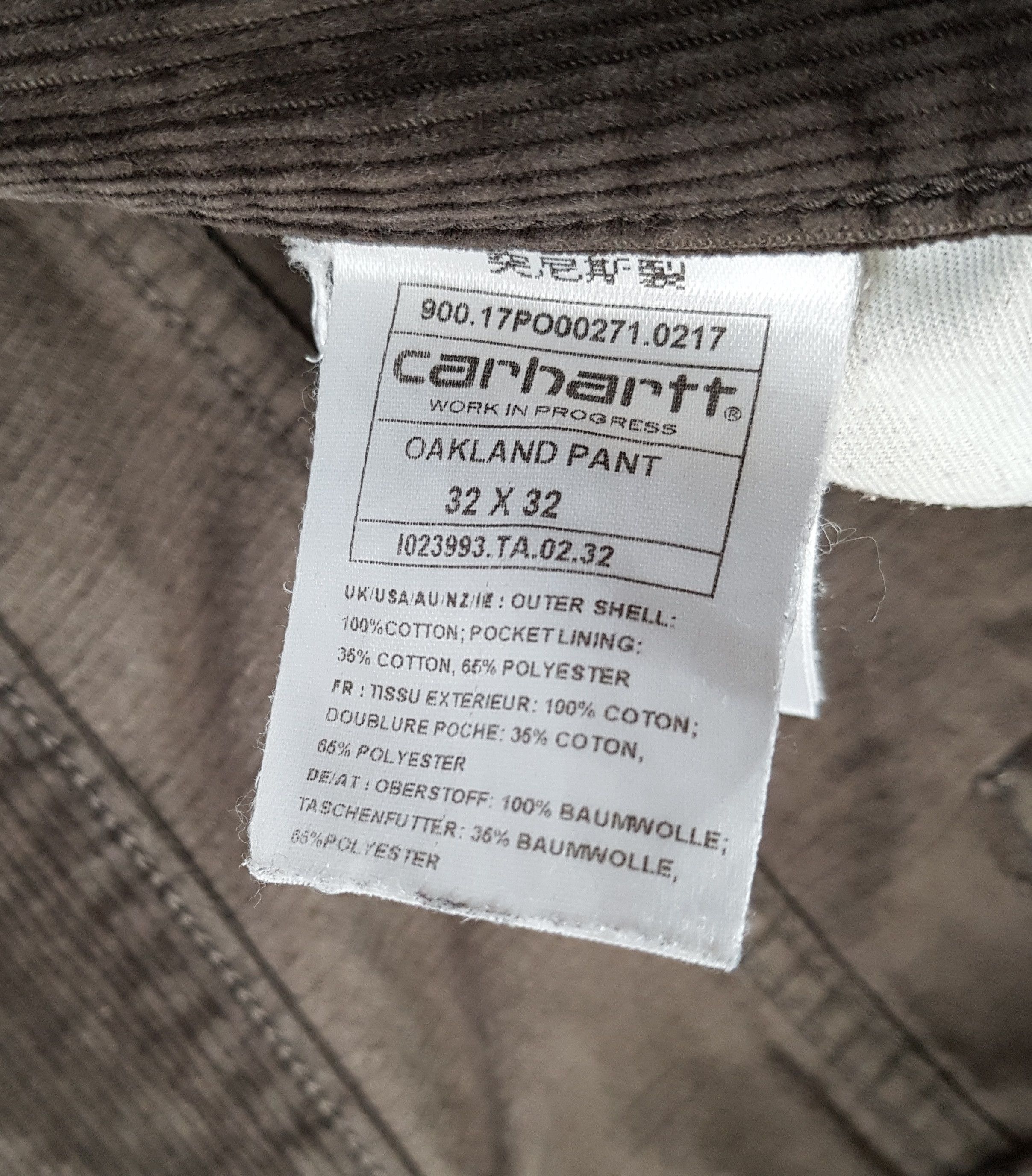 Carhartt Carhartt WIP Oakland Valley Corduroy Pant Straight W32 L32 Size US 32 / EU 48 - 10 Thumbnail