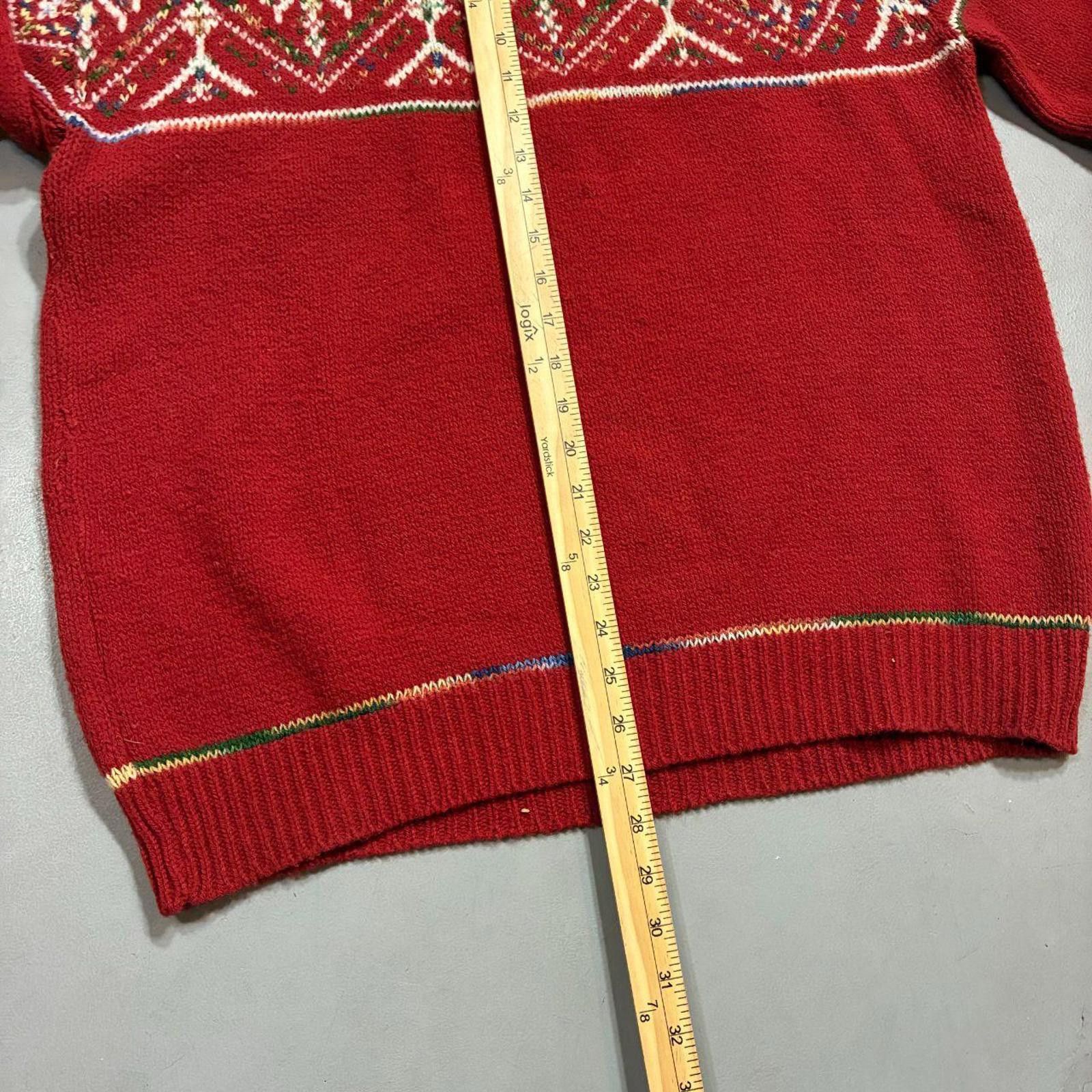 Jantzen Vintage 60s/70s Jantzen Cotton Fair Isle Sweater Size US L / EU 52-54 / 3 - 6 Thumbnail