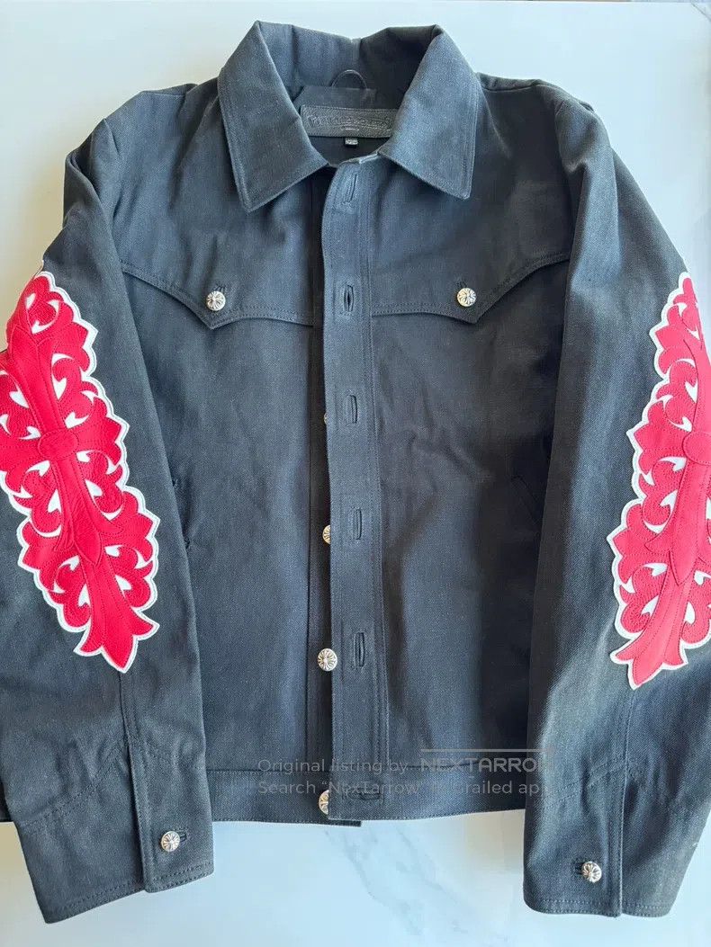 Chrome Hearts CHROME HEARTS Flame Qilin arm jacket, black, size XL Size US XL / EU 56 / 4 - 1 Thumbnail