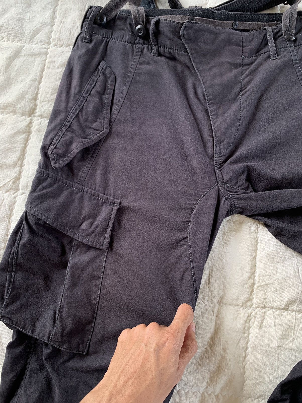 If Six Was Nine 2000s GOA Suspender Moto Cargo Pant Size US 34 / EU 50 - 8 Thumbnail