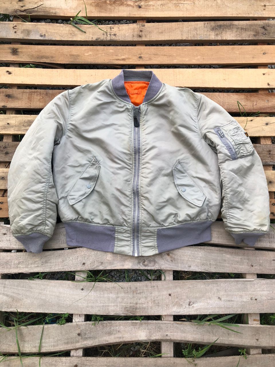 Alpha Industries Vintage Alpha Industries MA-1 Reversible Bombers Jacket Size US M / EU 48-50 / 2 - 2 Thumbnail