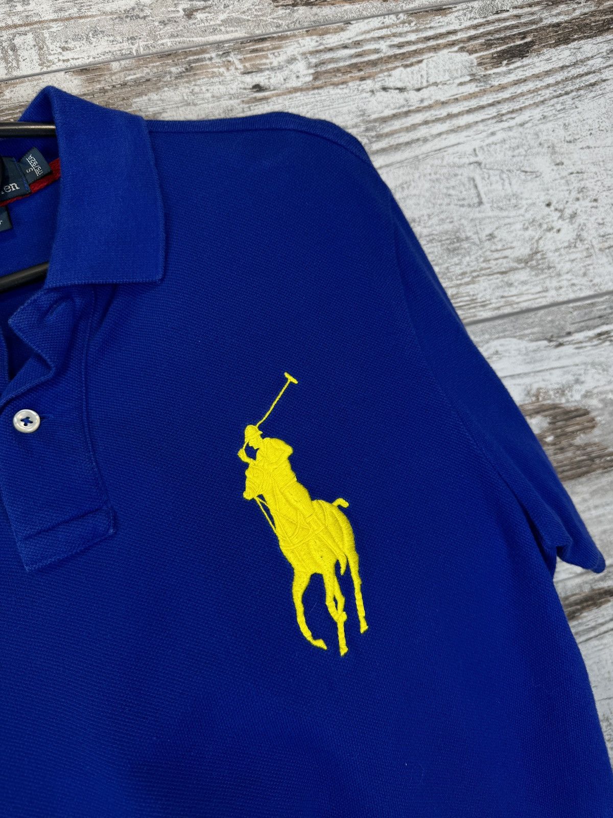Polo Ralph Lauren Mens Vintage Polo Ralph Lauren USA flag polos T-shirt y2k Size US S / EU 44-46 / 1 - 5 Thumbnail