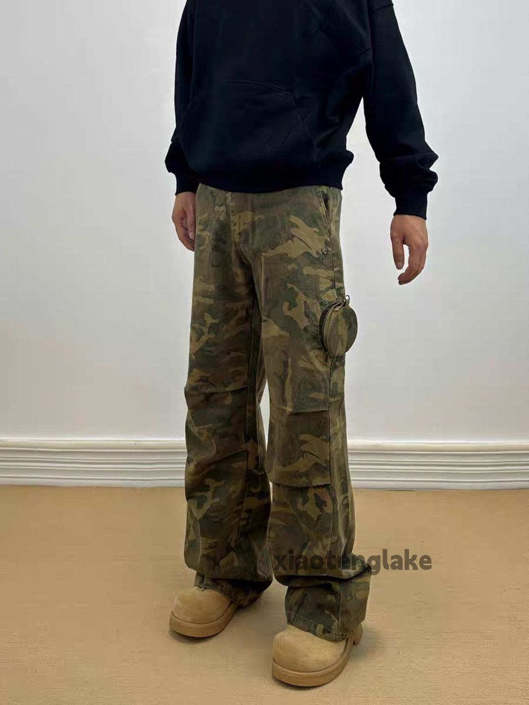 Designer × Japanese Brand × Vintage utility washed faded cleanfit camo military cargo pants Size US 32 / EU 48 - 1 Thumbnail