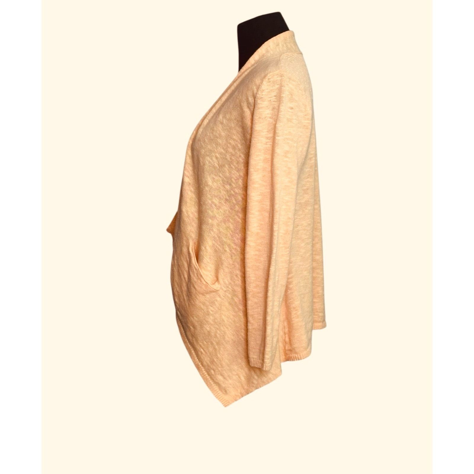 Eileen Fisher Eileen Fisher light orange open front cardigan size PS Size S / US 4 / IT 40 - 6 Thumbnail