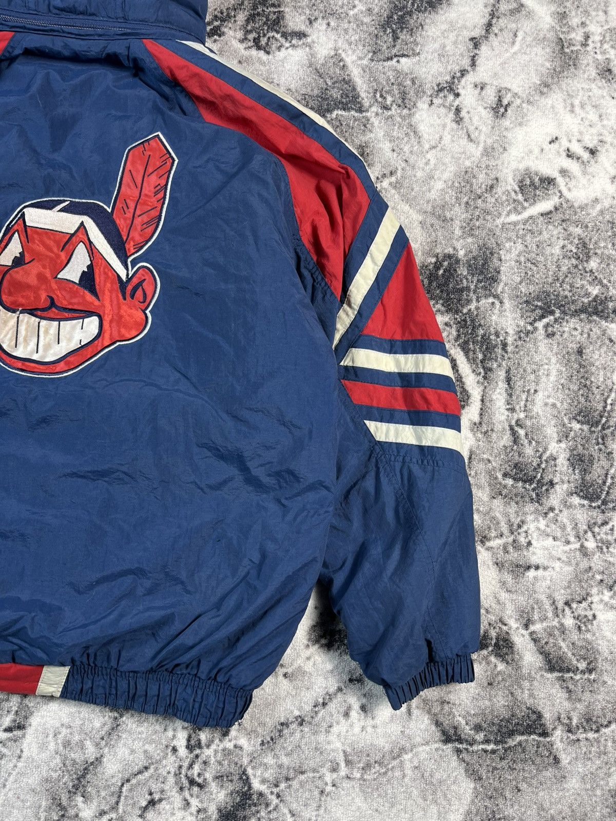 Starter Starter Cleveland Indians Jacket MLB Vintage Hooded L Size US L / EU 52-54 / 3 - 15 Thumbnail