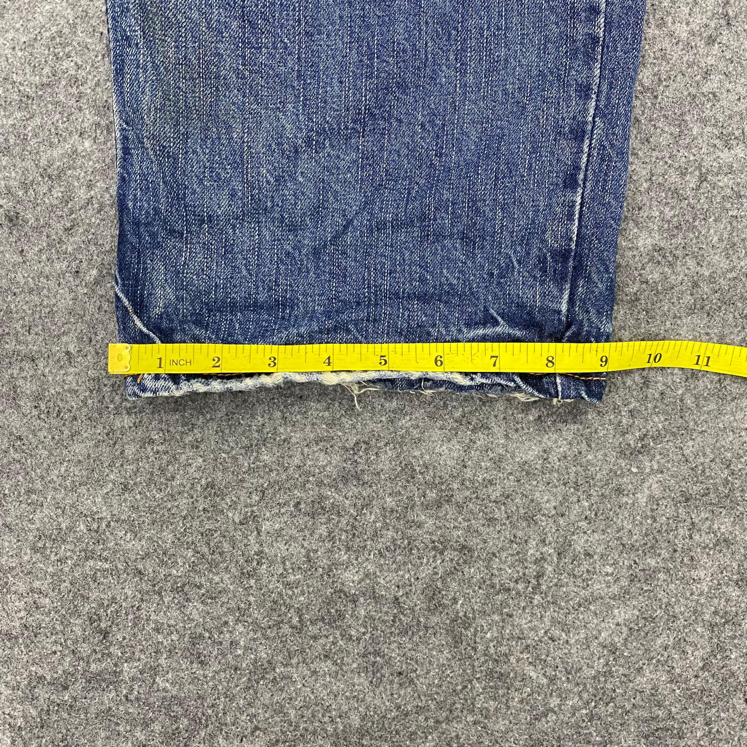 American Eagle Outfitters 💥Vintage American Eagle Qutfitters Distressed Denim Size US 36 / EU 52 - 8 Thumbnail