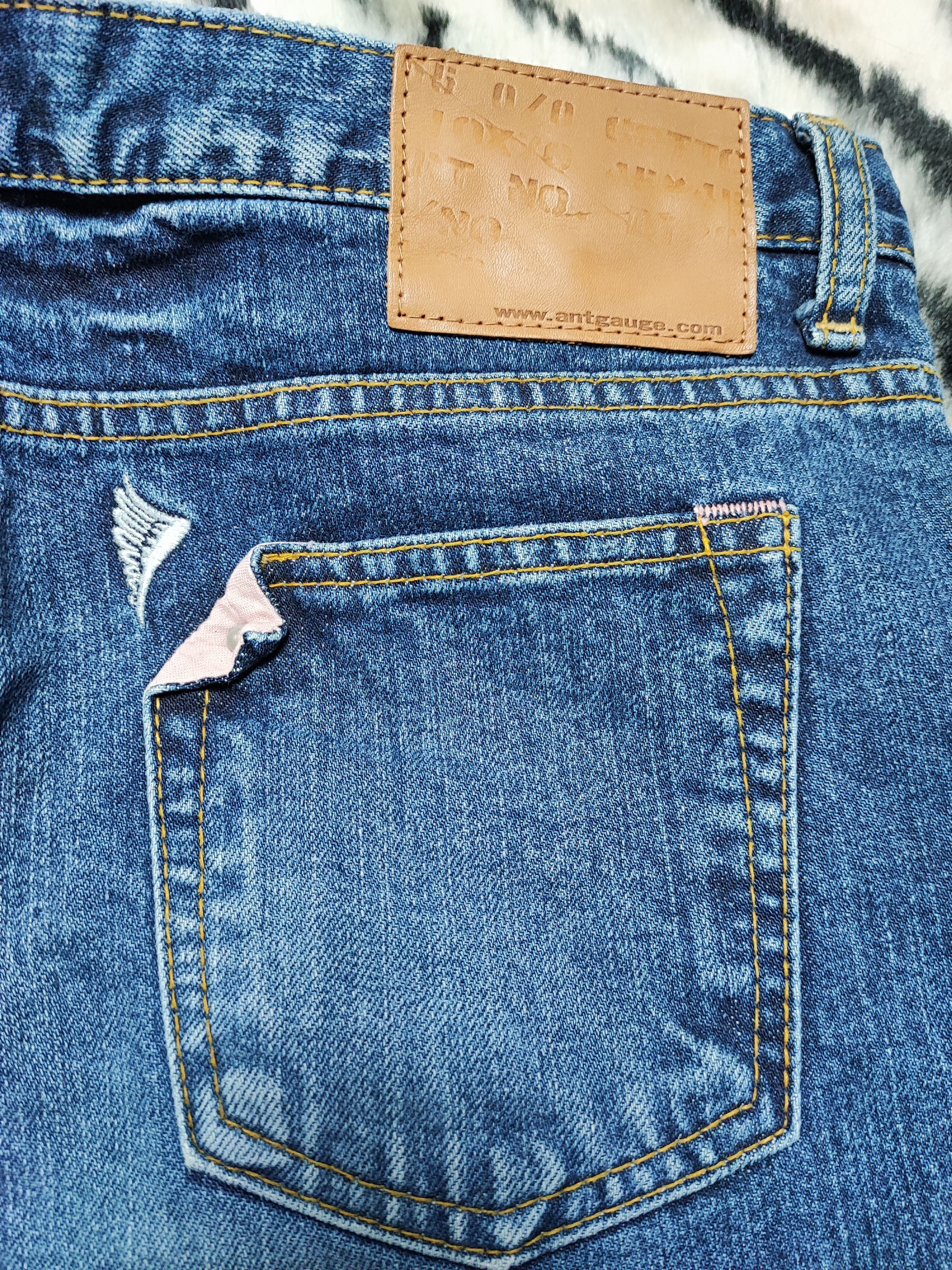 Japanese Brand Distress Jeans by Antgauge Japan Size US 30 / EU 46 - 15 Thumbnail
