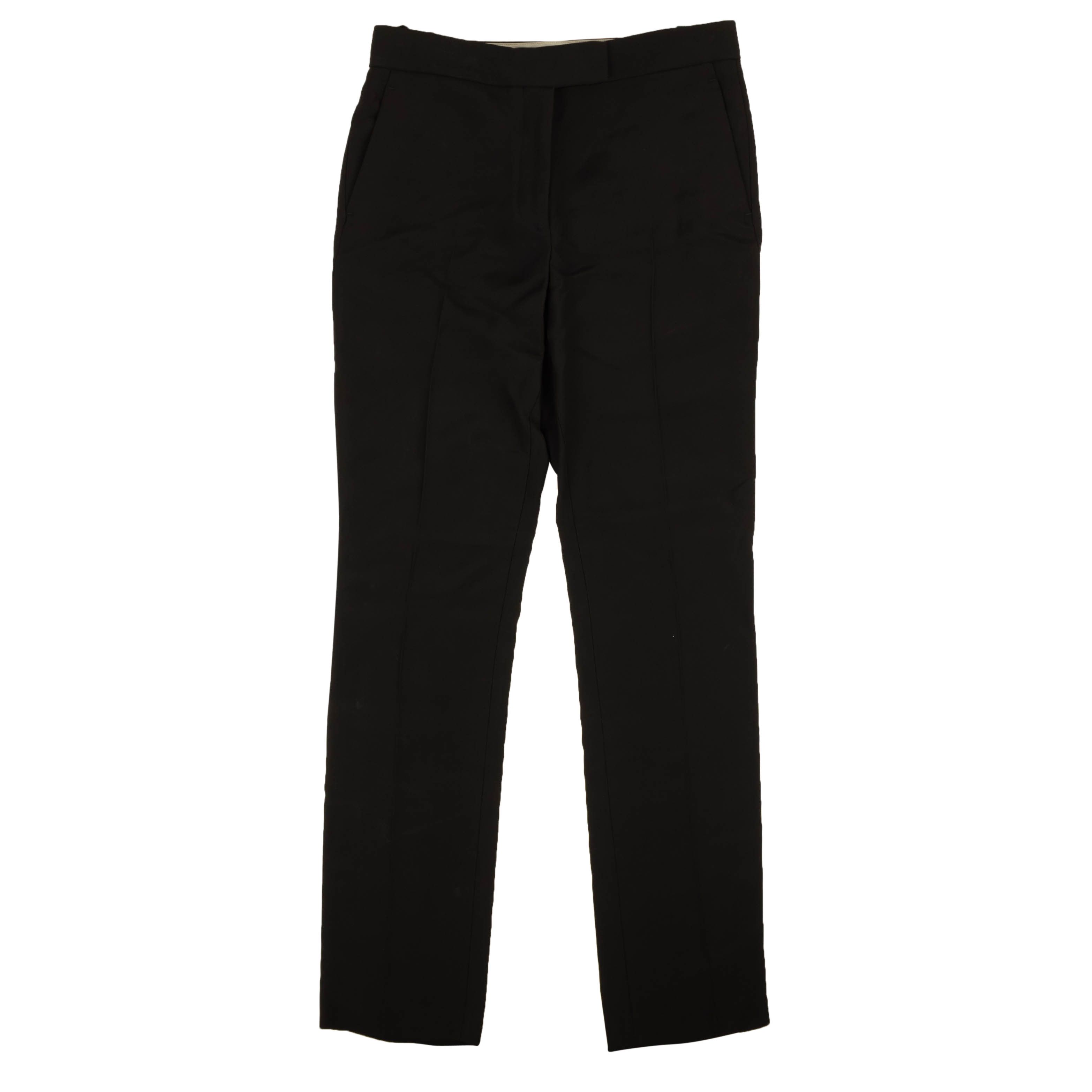 image of Helmut Lang Black Cady Suit Pant Size 6, Women's