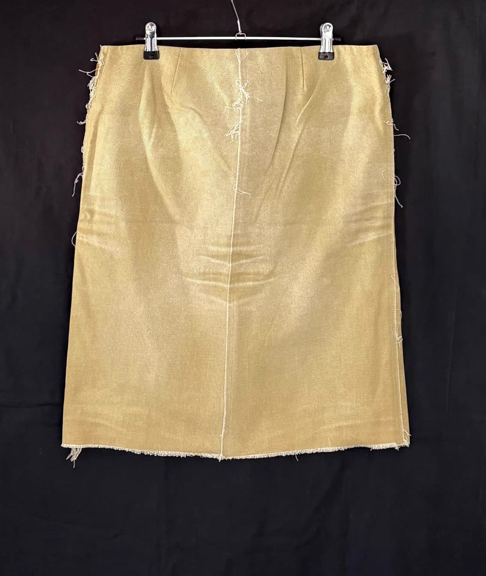 Just Cavalli Just Cavalli Women's Wasteland-Style Denim Midi Skirt Ｑ21 Size 28" / US 6 / IT 42 - 2 Thumbnail