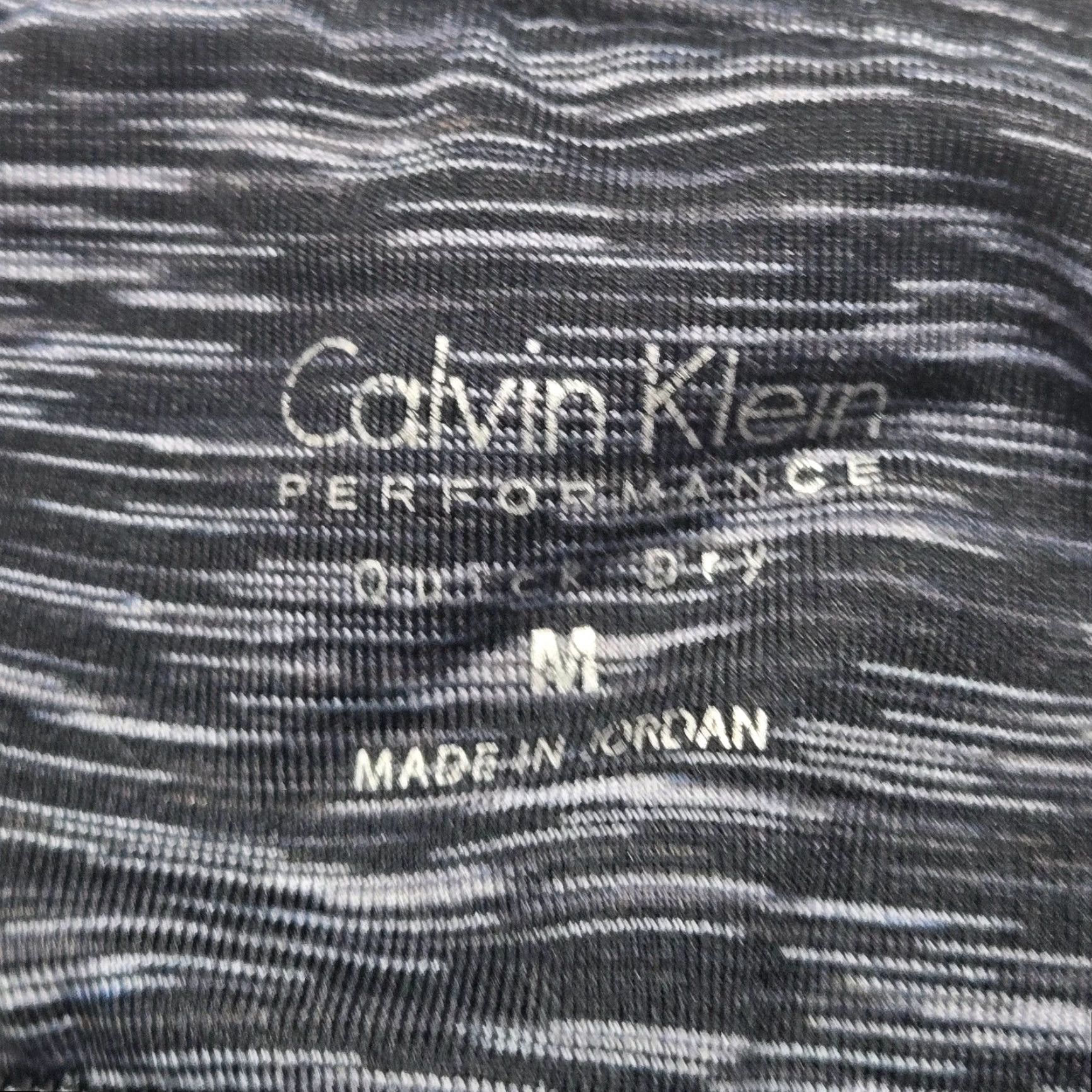 Calvin Klein Calvin Klein Performance Leggings Women's Size M Medium Gray Black Activewear Running & Jogging Pants Elastic Waist Pocket Size 32" / US 10 / IT 46 - 3 Thumbnail