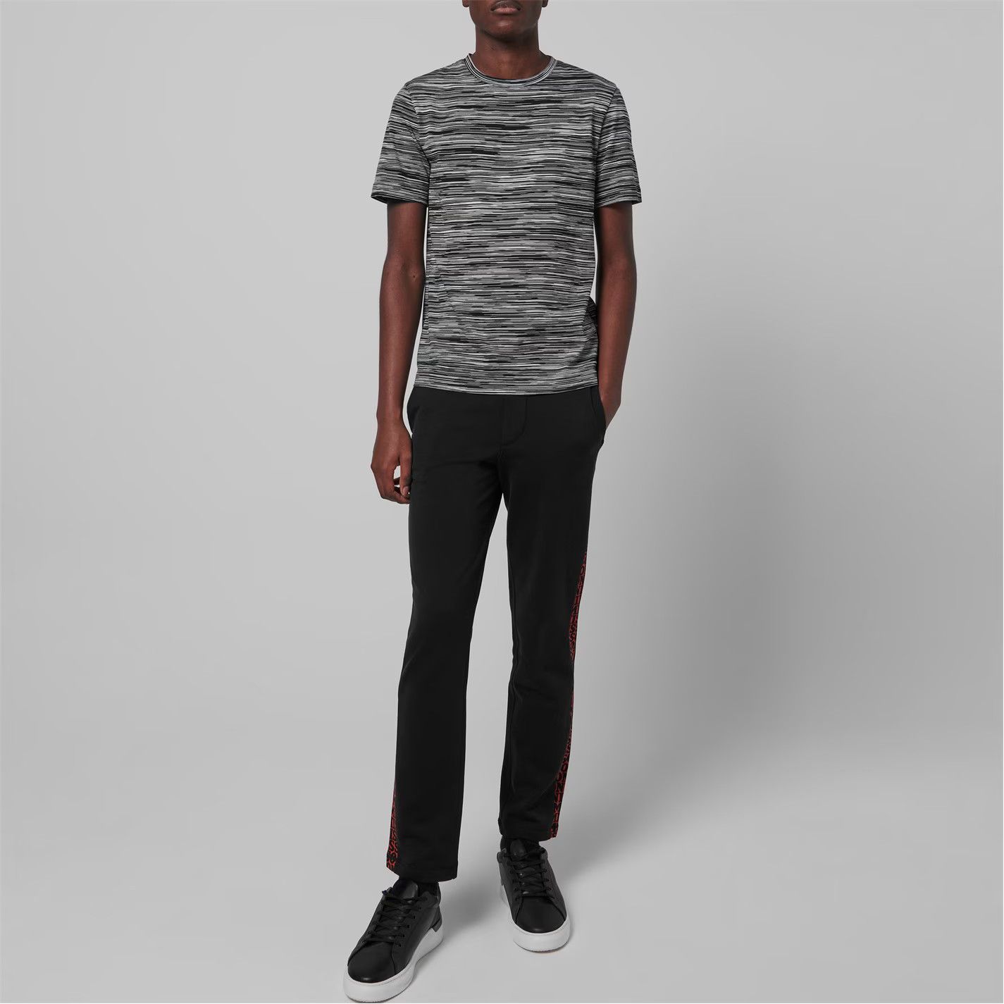 Missoni o1g2r1mq0426 Broken Stripe T Shirt in Multicolor Size US L / EU 52-54 / 3 - 6 Thumbnail