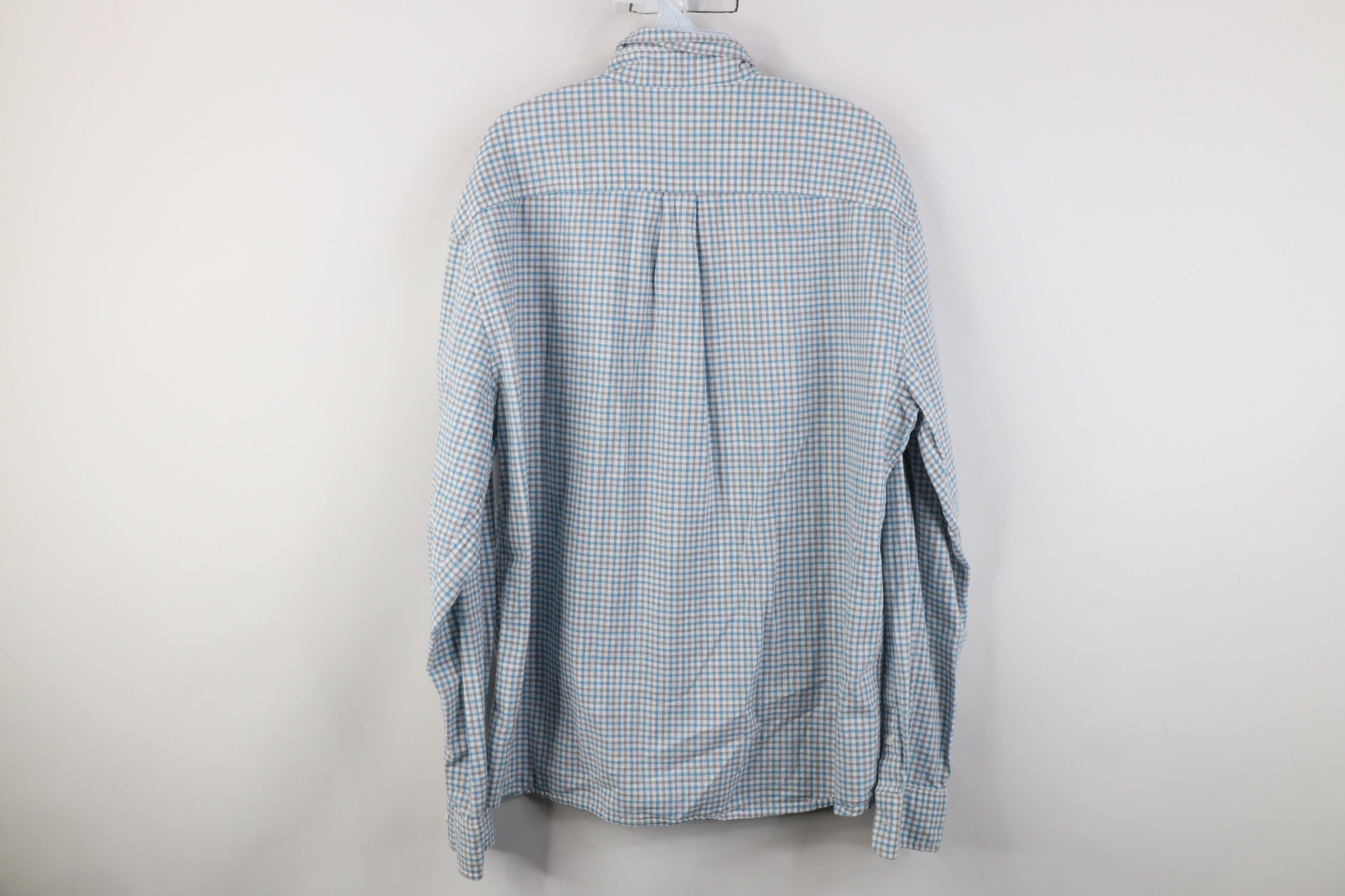 johnnie-O Johnnie O Hangin Out Weave Collared Button Down Shirt Plaid Size US XL / EU 56 / 4 - 10 Thumbnail