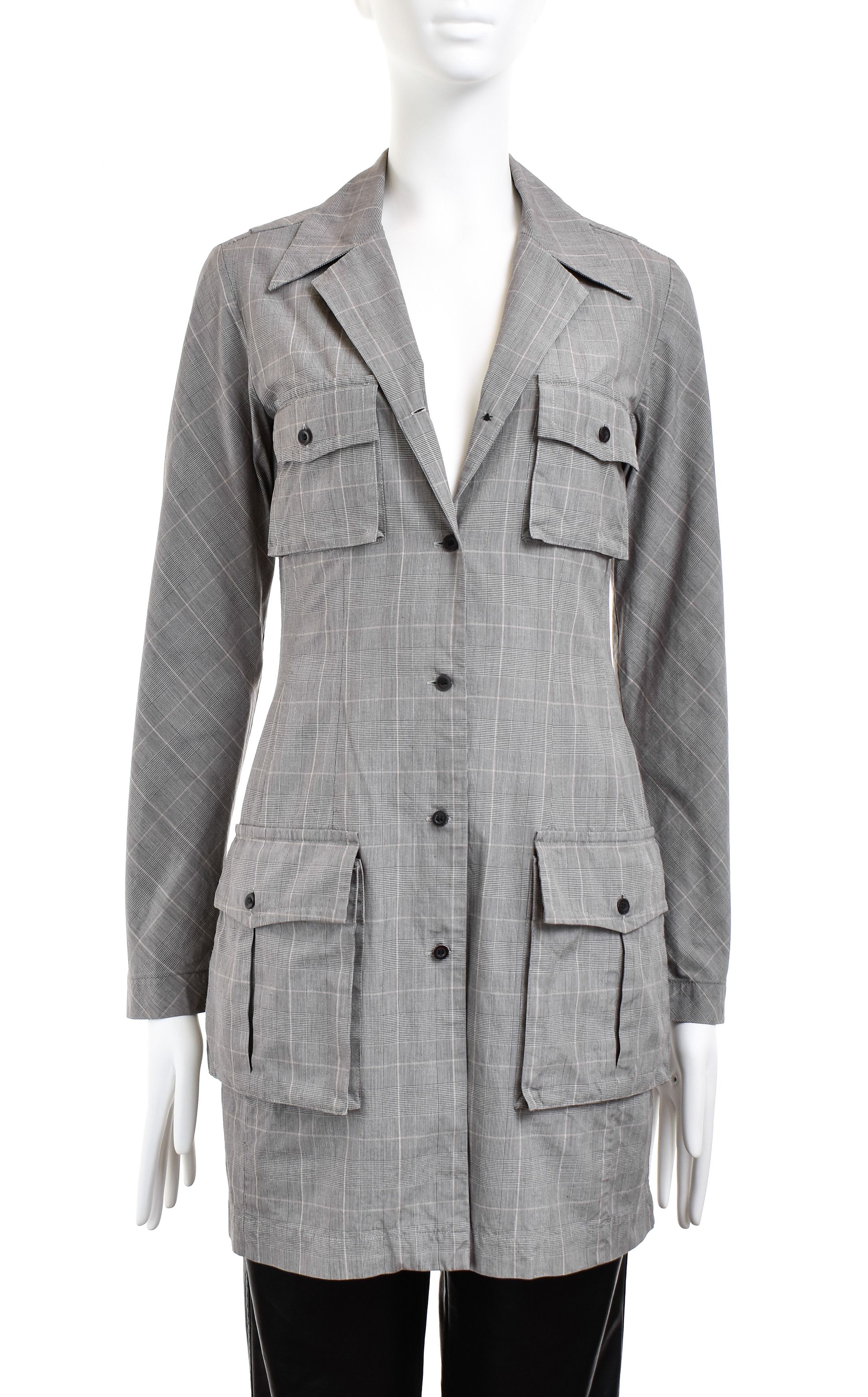 Dries Van Noten DRIS VAN NOTEN Vintage Unlined Long Blazer Jacket Dress Size S / US 4 / IT 40 - 1 Thumbnail