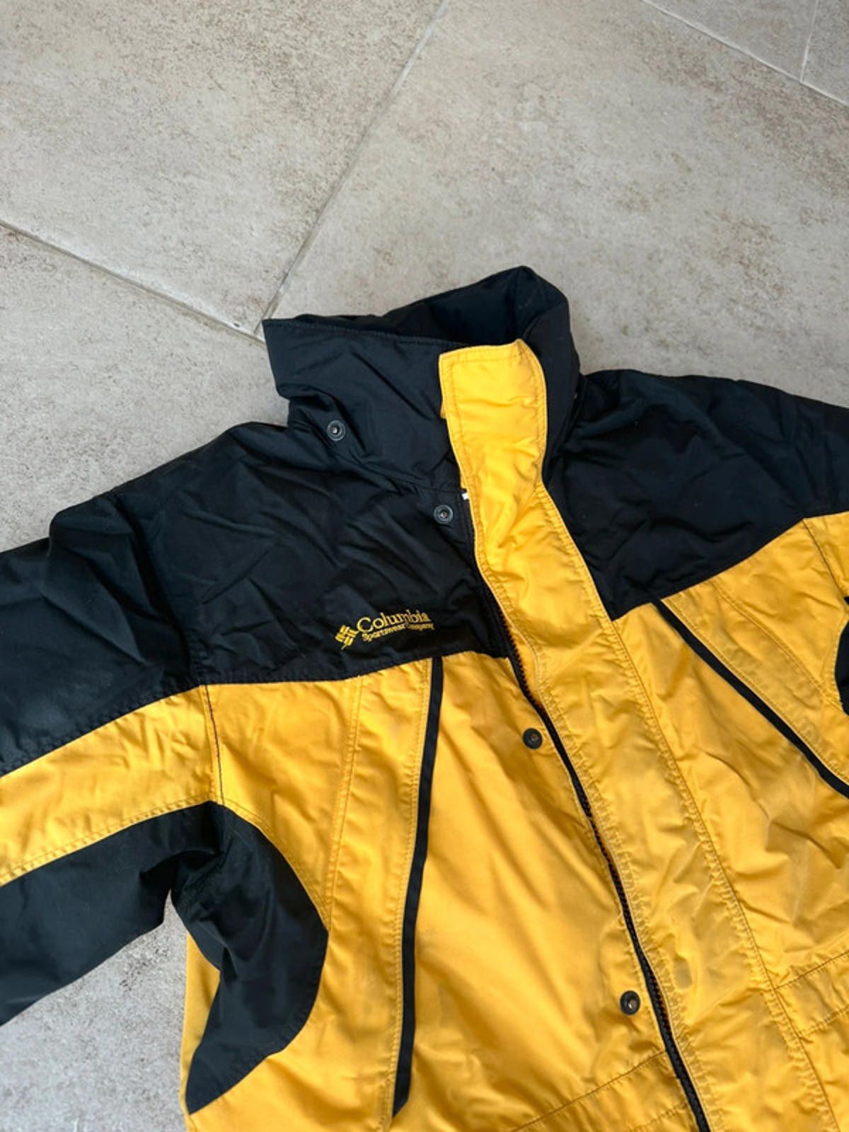 Designer Columbia Yellow Puffer Jacket Size US M / EU 48-50 / 2 - 2 Thumbnail
