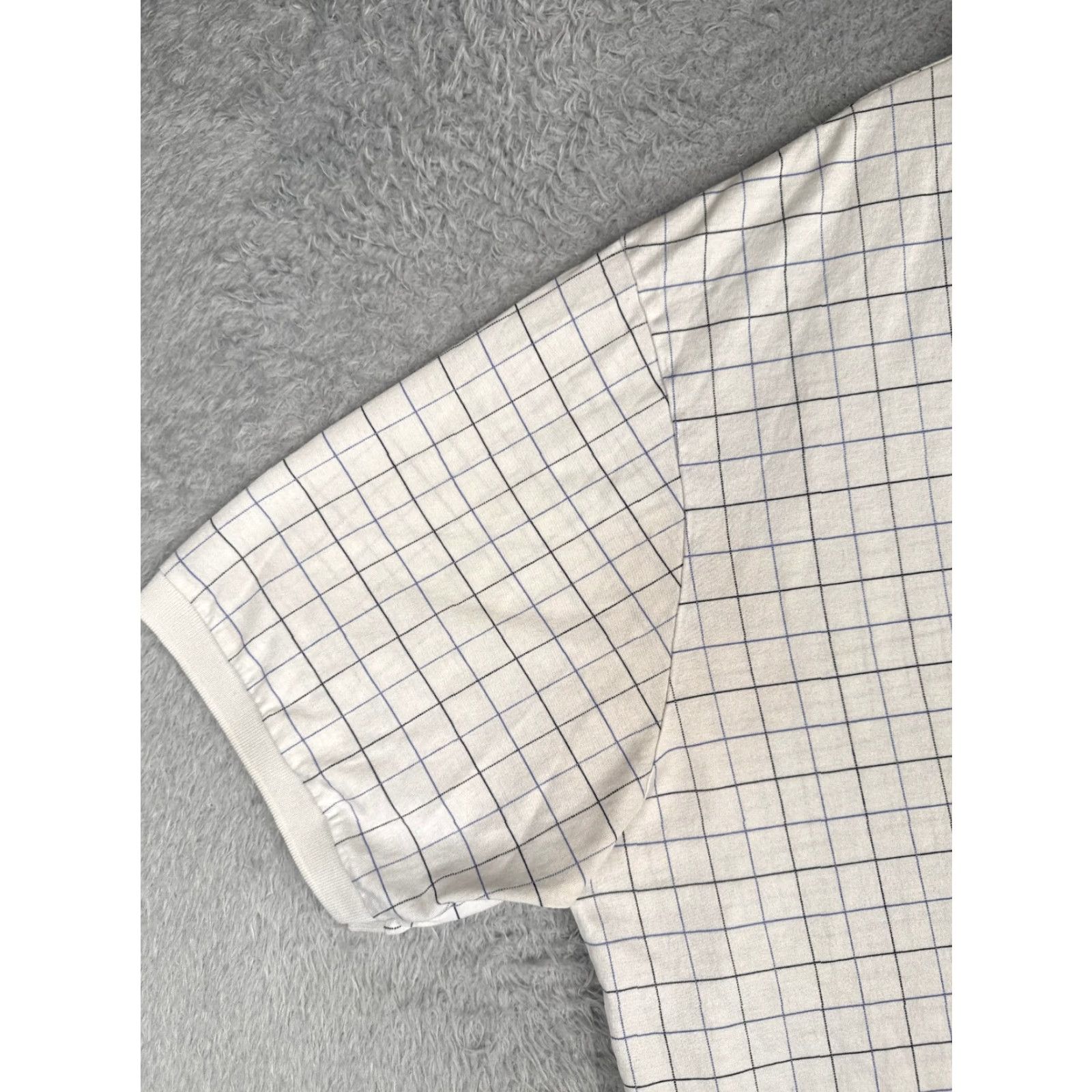 Ralph Lauren Ralph Lauren Shirt Adult 2XL White Check 100% Cotton Short Sleve Polo Size US XXL / EU 58 / 5 - 3 Thumbnail