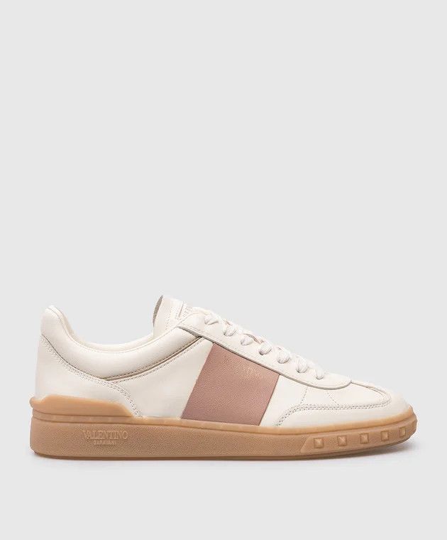 Valentino o1s22i1n0924 Nappa Leather Upvillage Sneakers in White Size US 9 / IT 39 - 1 Thumbnail