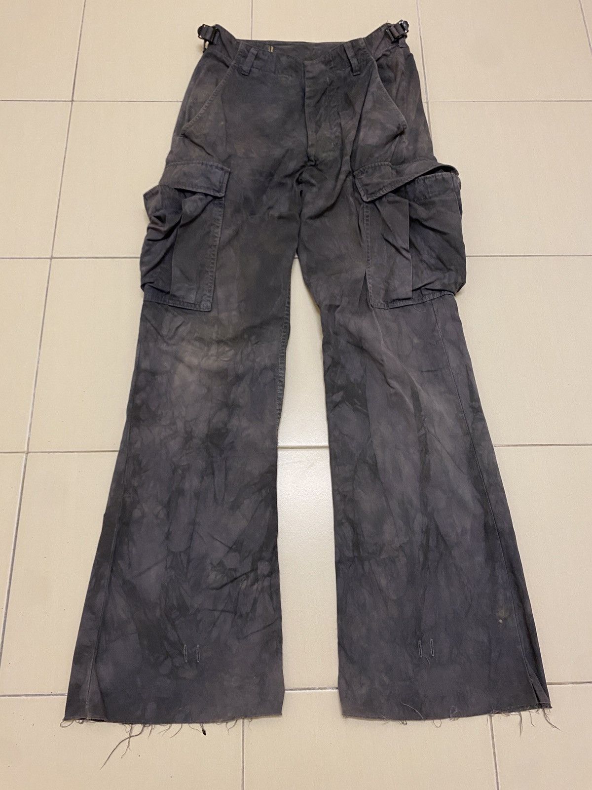 Japanese Brand × N.Hoolywood N. Hoolywood Flare Cargo Pants Size 27" / US 4 / IT 40 - 1 Thumbnail