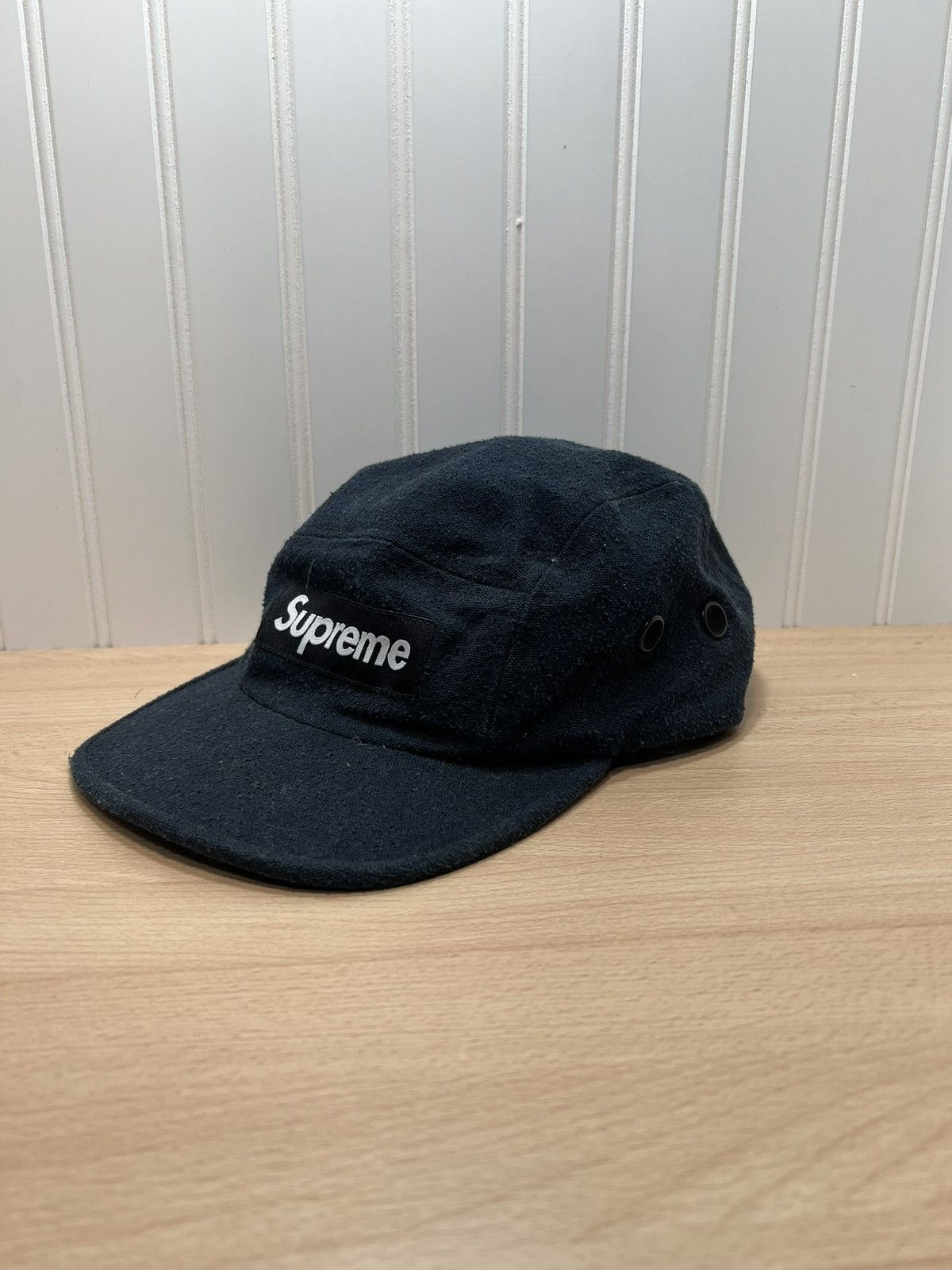 Navy Supreme Canvas Camp Cap