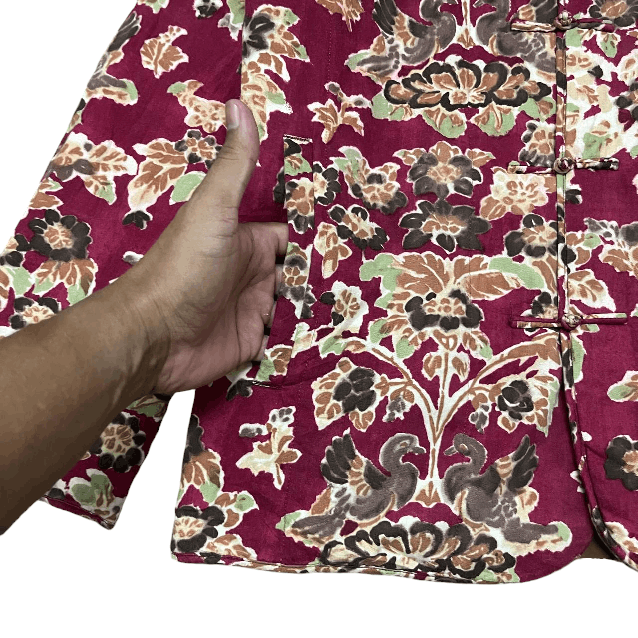 45rpm Vintage 45rpm All Over Print Duck Floral Mandarin Jacket Size US M / EU 48-50 / 2 - 5 Thumbnail