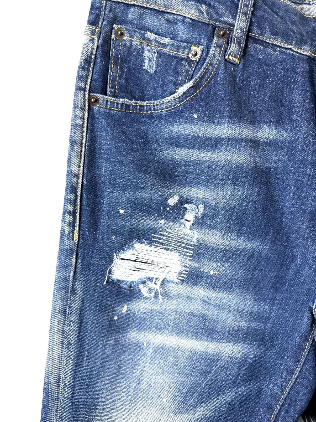 Dsquared2 Rare Dsquared2 Distressed Denim Pants Designer Y2K Size US 30 / EU 46 - 4 Thumbnail