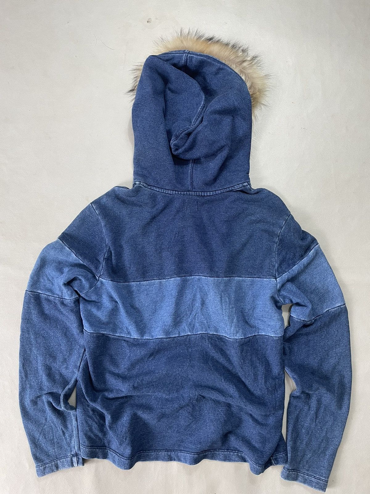 Beauty Beast × Hysteric Glamour × Japanese Brand Faux Fur Hoodie Washed Denim Gap Size US S / EU 44-46 / 1 - 4 Thumbnail