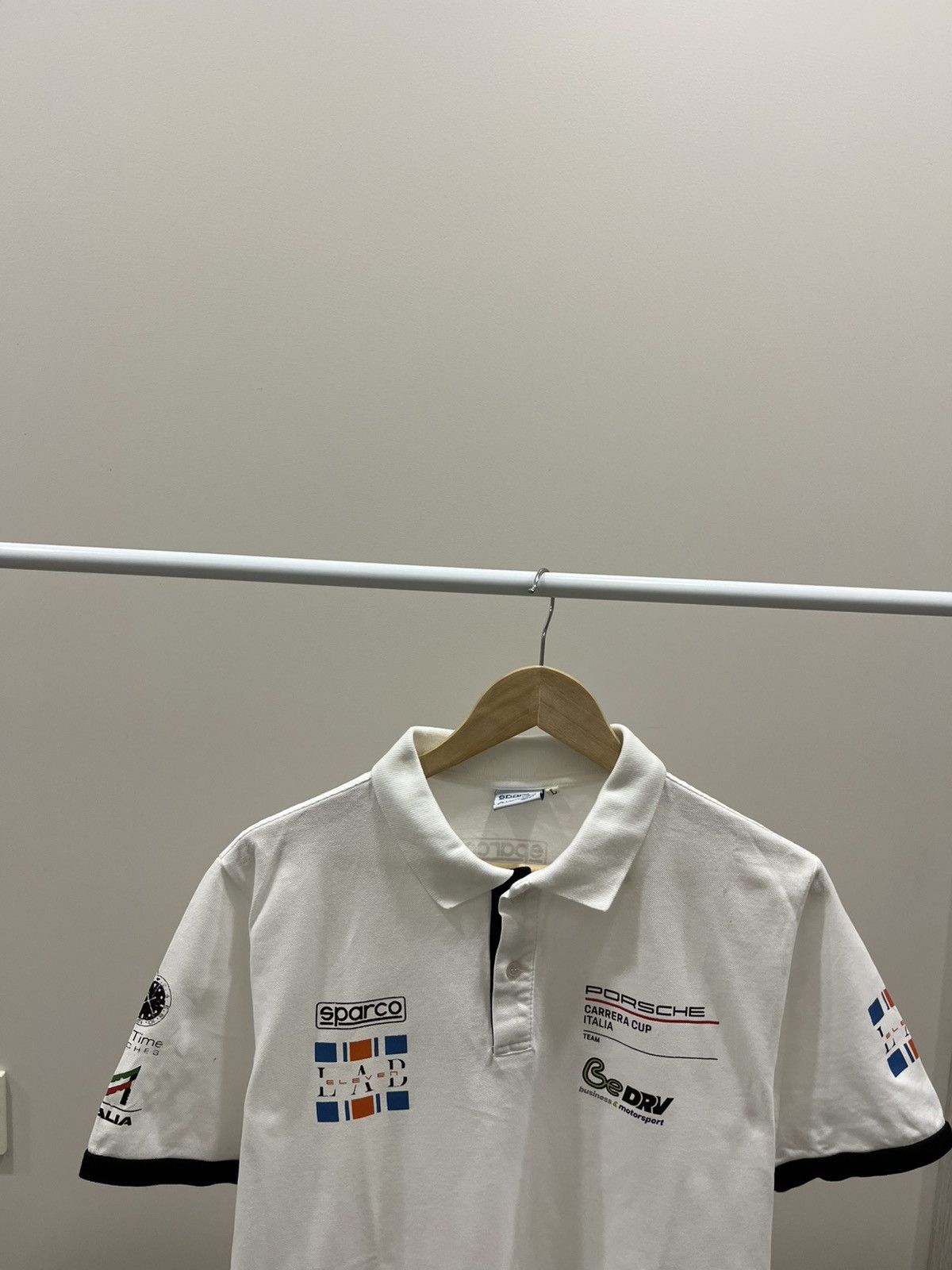 Porsche Design Porsche Cup Design Long Sleeve Polo Men's L Made In Portugal Size US L / EU 52-54 / 3 - 2 Thumbnail