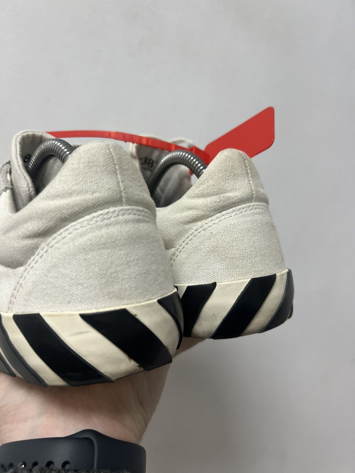 Off-White Off White Vulcanized Sneaker Shoes White Size US 5.5 / EU 38 - 11 Thumbnail