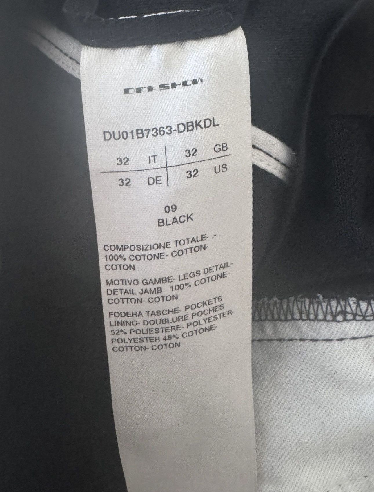 Rick Owens × Rick Owens Drkshdw Rick Owens Fogachine Bolan Banana Pants Drill Cotton 32 Size US 32 / EU 48 - 7 Thumbnail