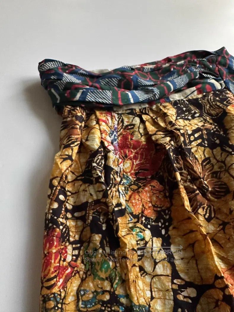 Dries Van Noten Dries Van Noten Oil Painting Mini Skirt Size 35" - 3 Thumbnail