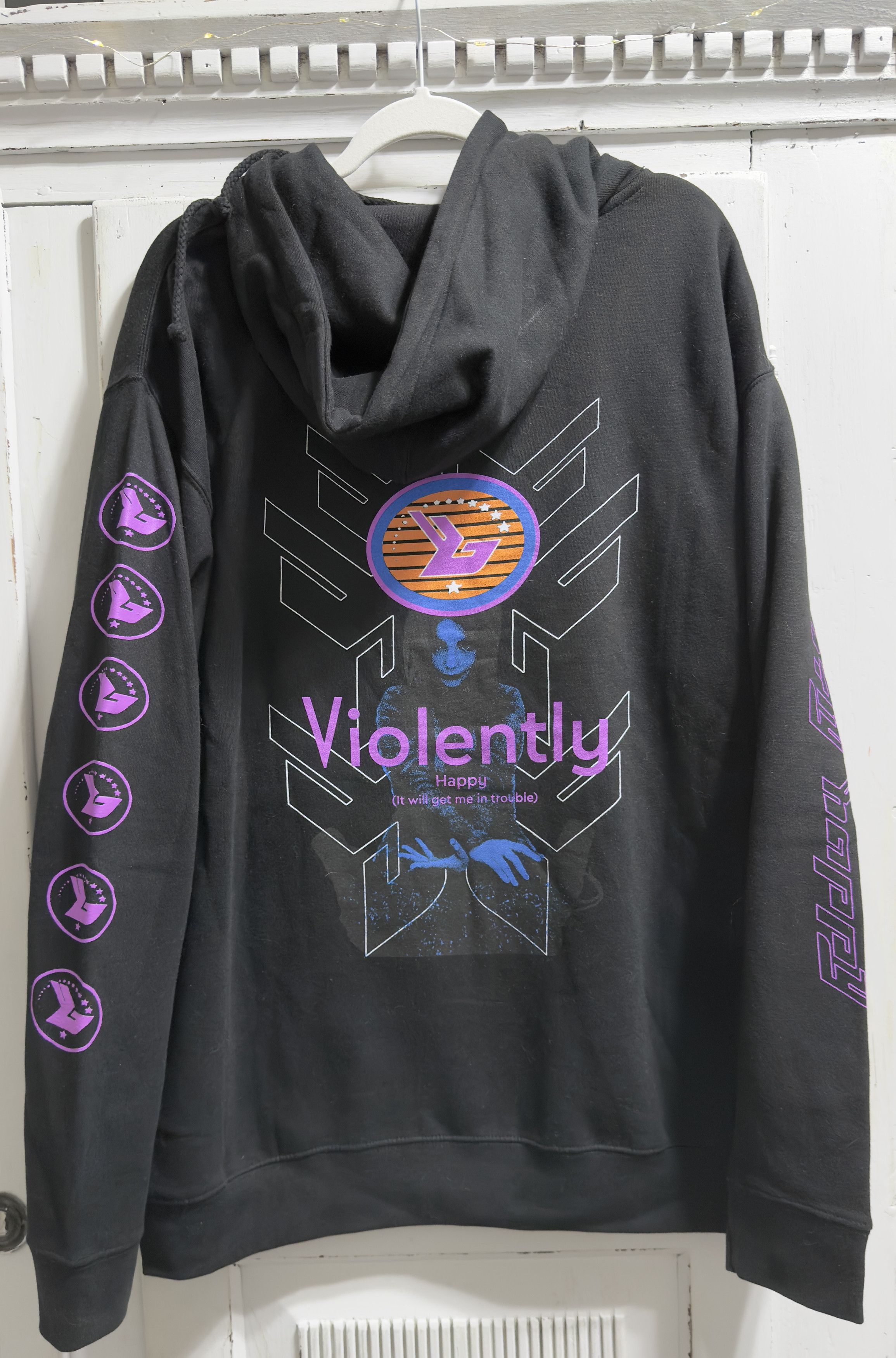 Band Tees Bjork Violently Happy Debut Hoodie Size US XL / EU 56 / 4 - 2 Thumbnail