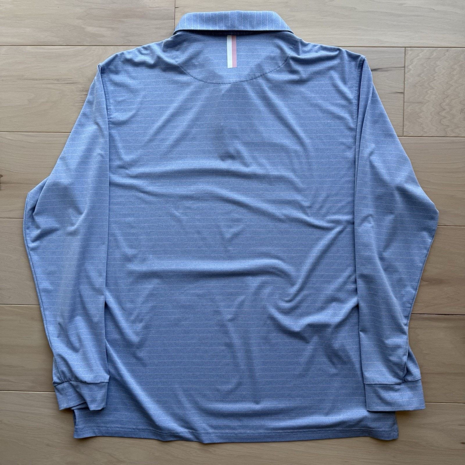 Other Rhoback Polo Shirt 3XL Blue Pink Striped Long Sleeve Golf Size US XXL / EU 58 / 5 - 8 Thumbnail