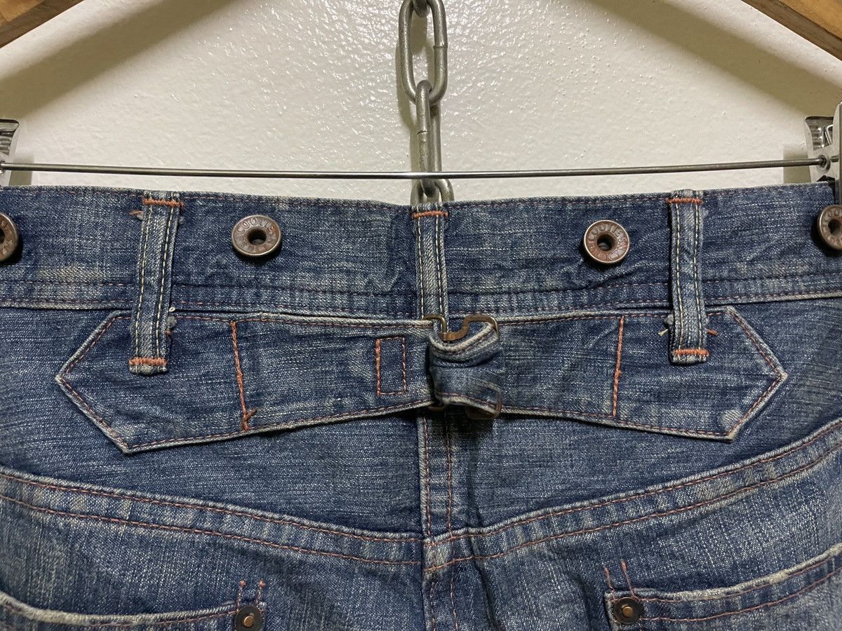 Japanese Brand Cootie Productions Buckle Back Jeans Faded Size US 32 / EU 48 - 18 Thumbnail