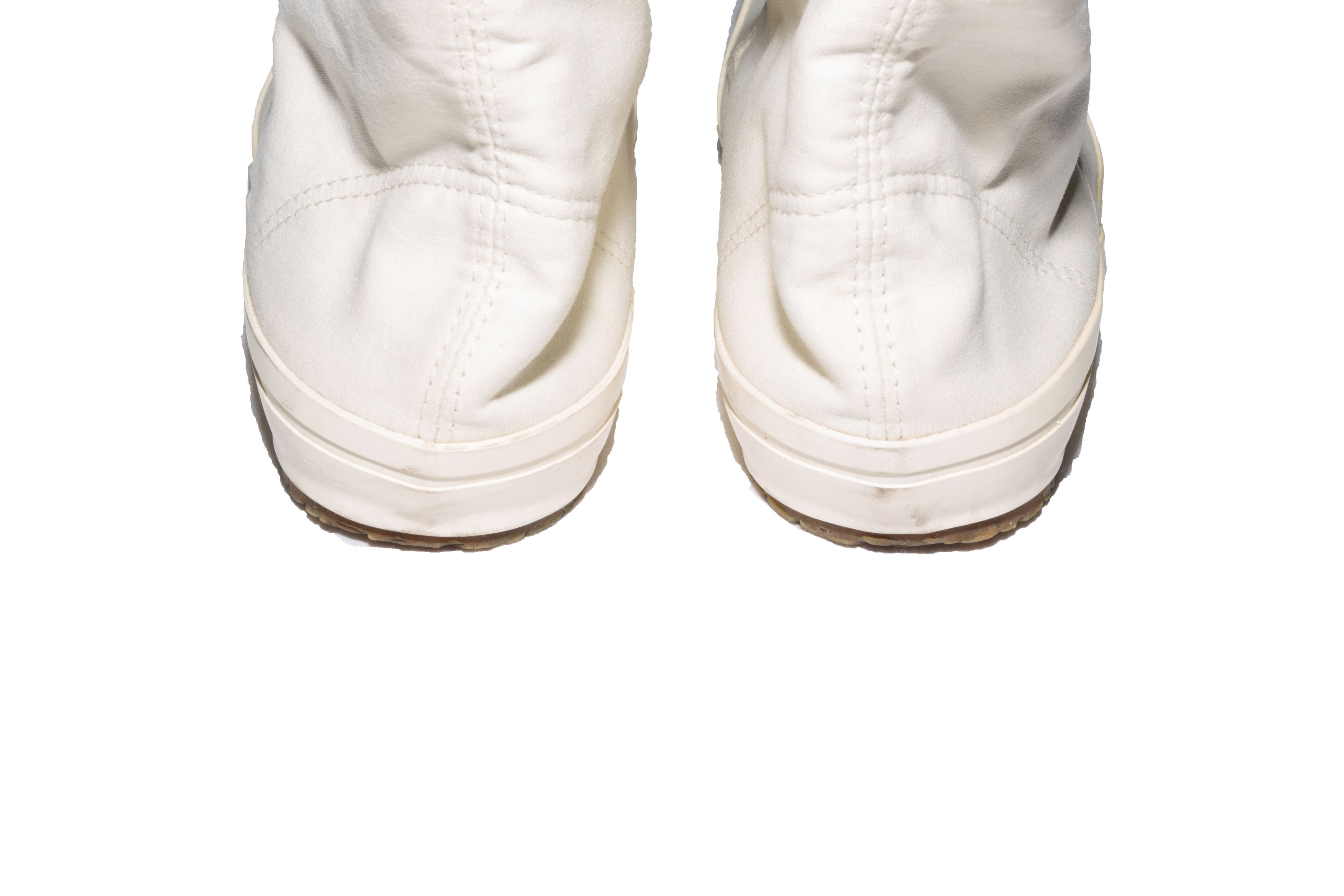 Issey Miyake ANKLE CHUKKA CANVAS LACE UP BOOTS Size US 5 / IT 35 - 4 Thumbnail