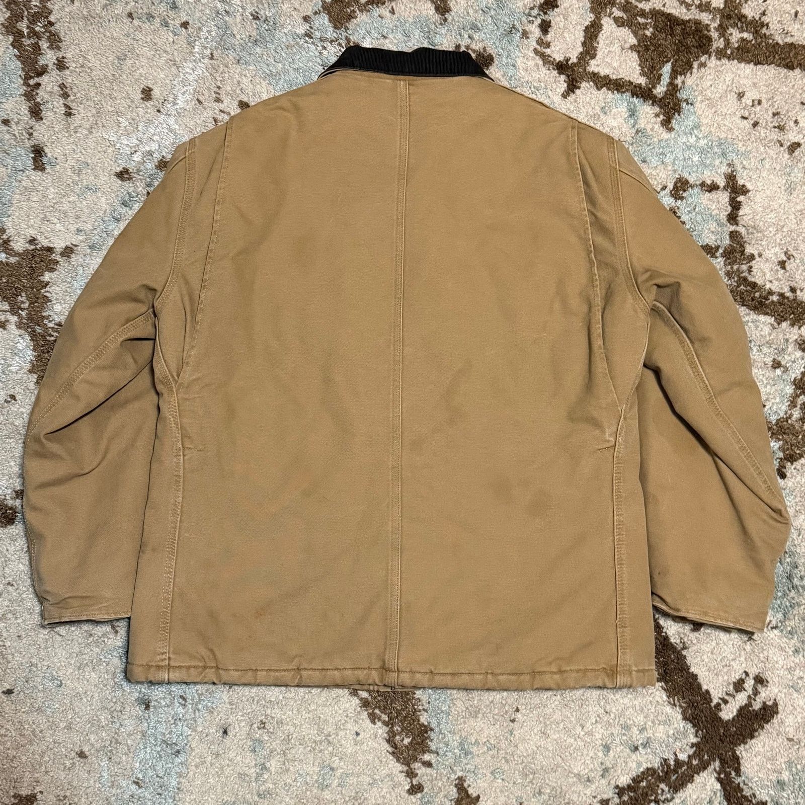 Carhartt Vintage Carhartt Quilted Canvas Jacket Large C26 CML Tan Size US L / EU 52-54 / 3 - 2 Thumbnail