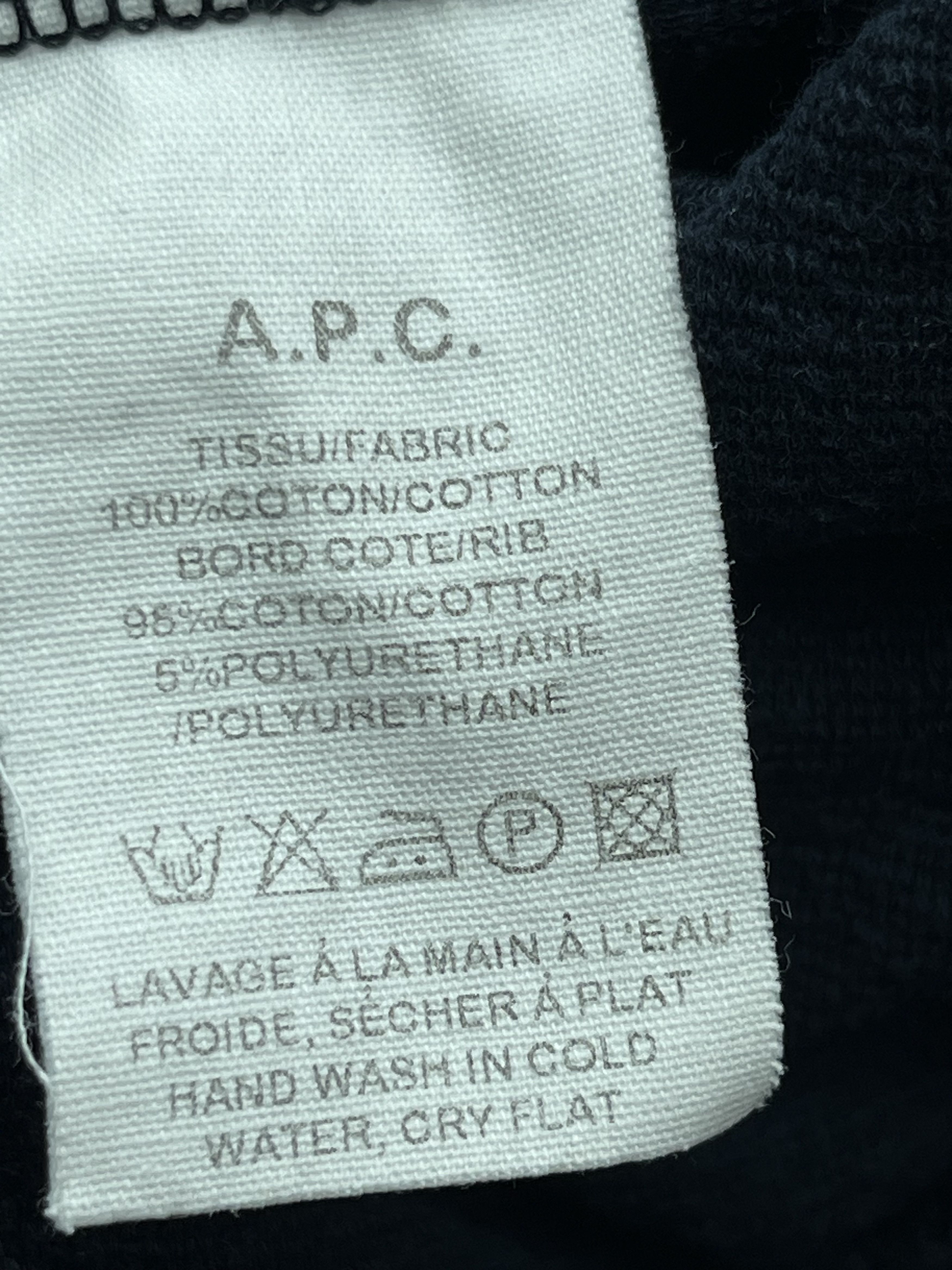 A.P.C. A.P.C. France Mens Japan Made Cotton Terry Cardigan Sweater Size US S / EU 44-46 / 1 - 12 Thumbnail