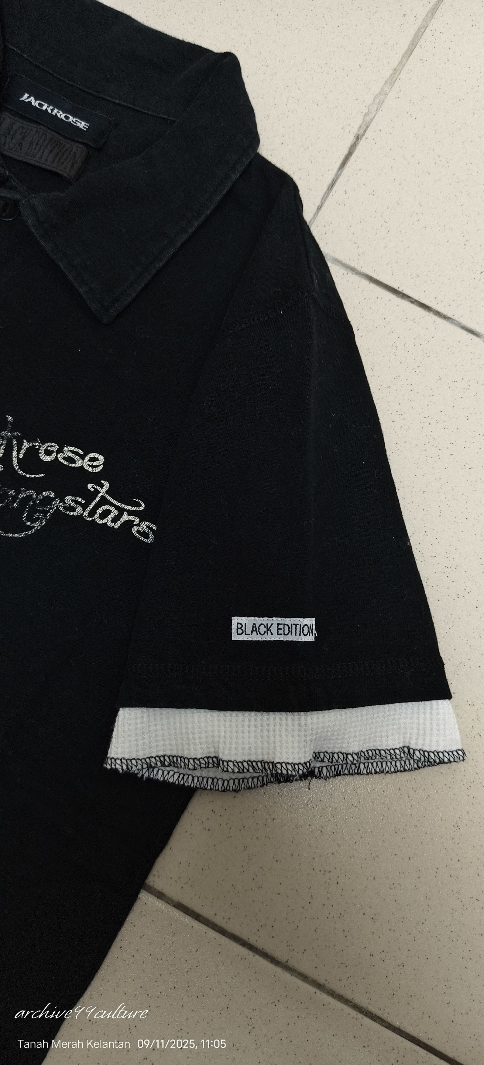 JACKROSE Jackrose Gangstar Black edition Polo shirt Size US S / EU 44-46 / 1 - 6 Thumbnail